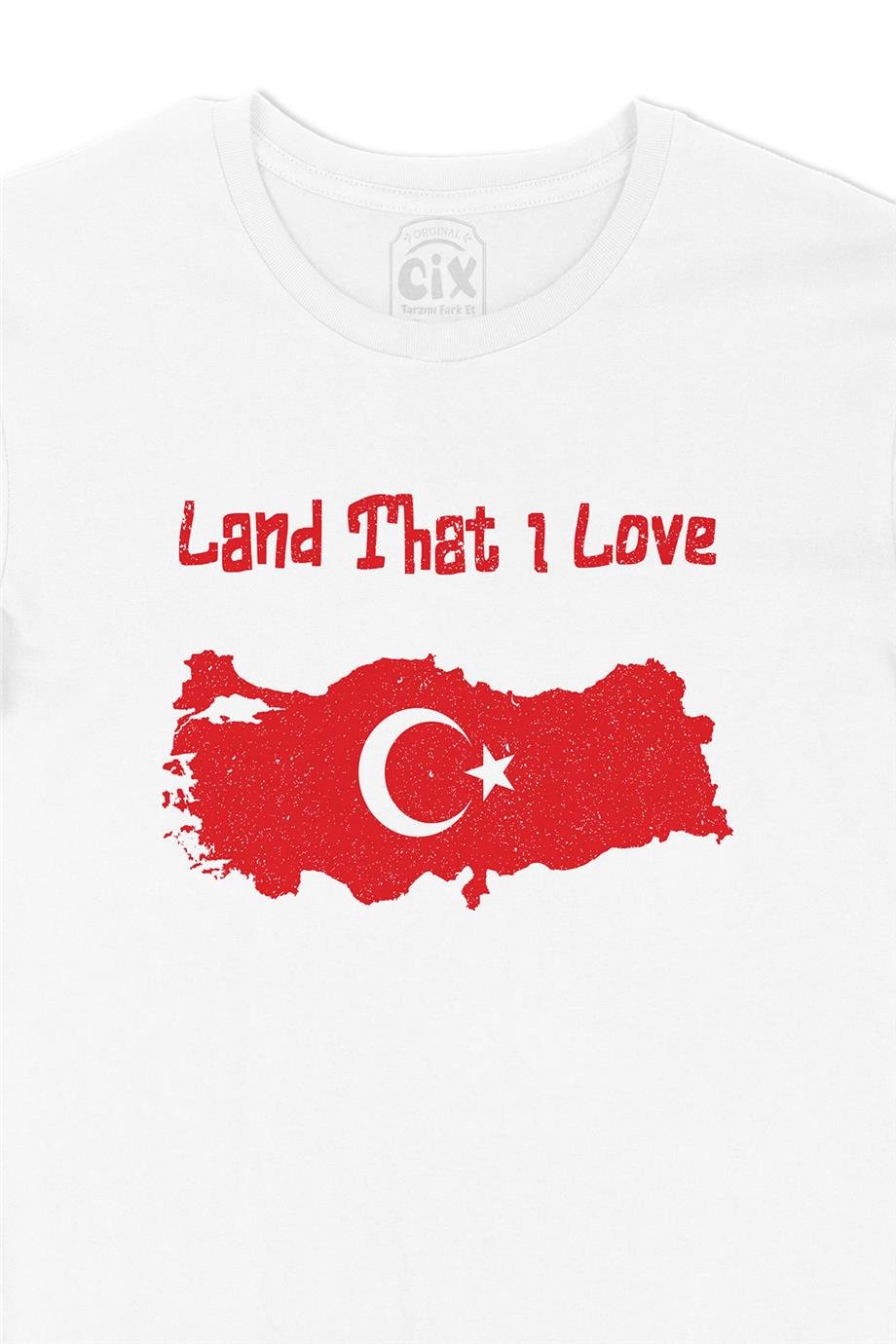 Land That I Love Türkiye Beyaz Tişört