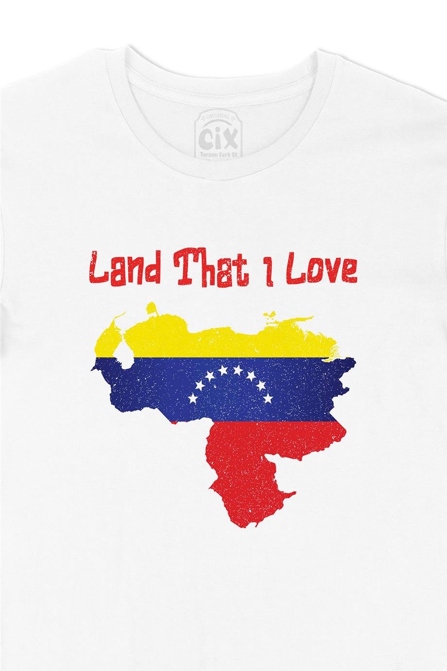 Land That I Love Venezuela Beyaz Tişört