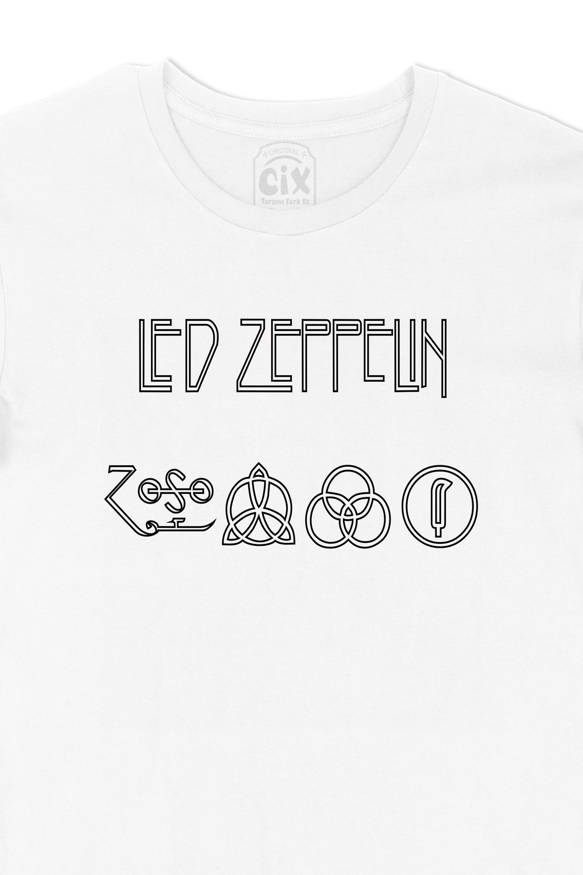 Led Zeppelin Logo Tasarım Tişört
