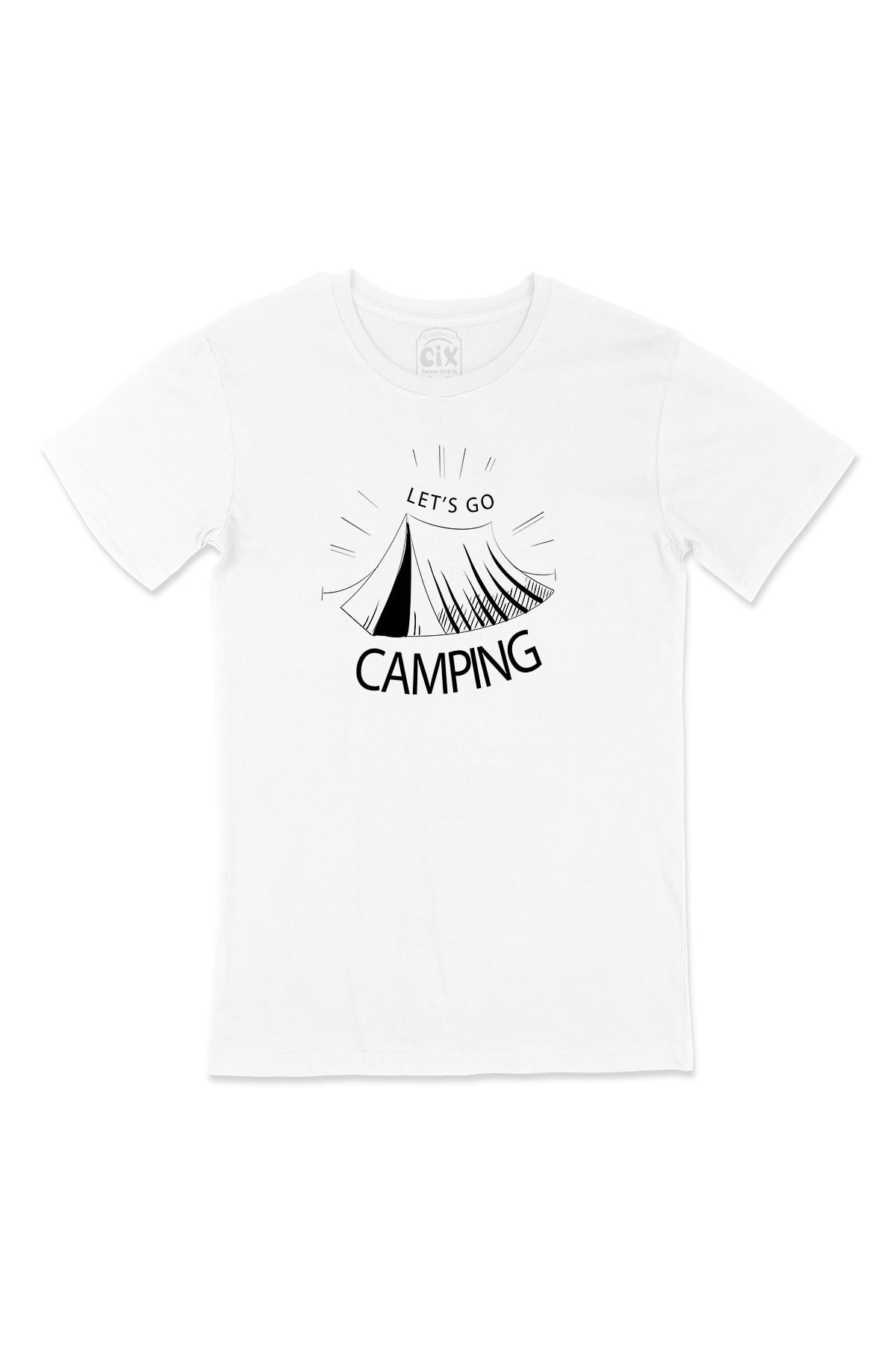 Lets Go Camping Çadırlı Tişört