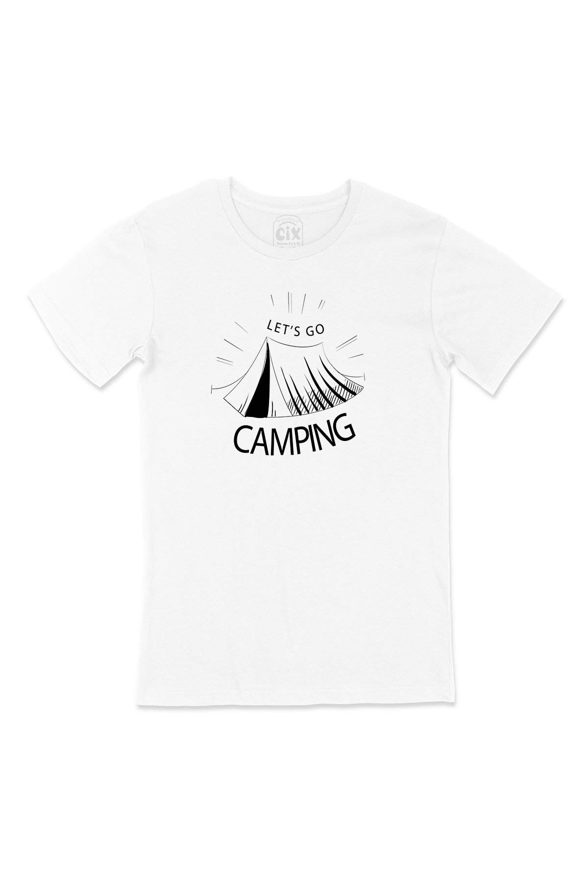 Lets Go Camping Çadırlı Tişört