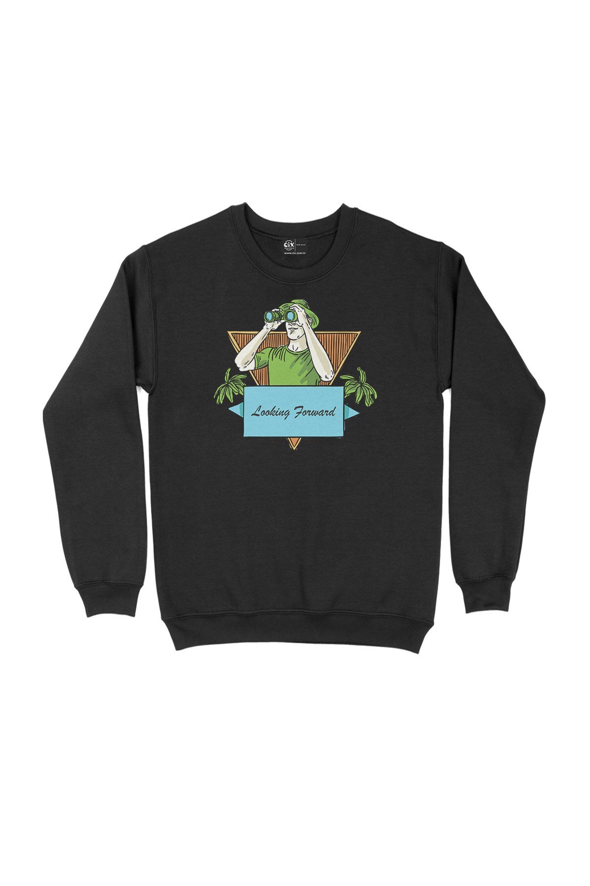Looking Forward Siyah Sweatshirt