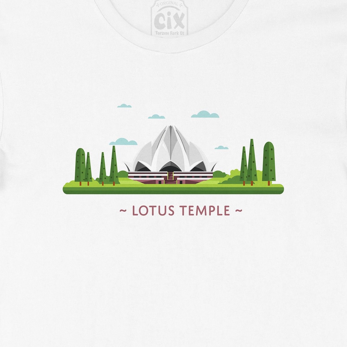 Lotus Tapınağı Tişört