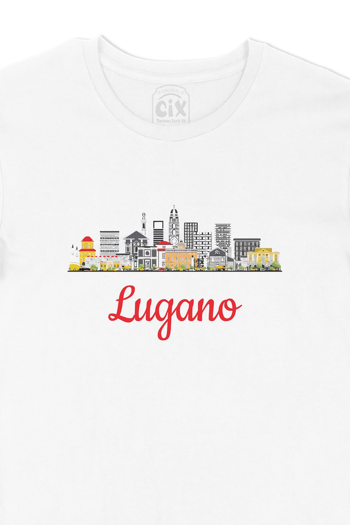 Lugano Manzaralı Tişört