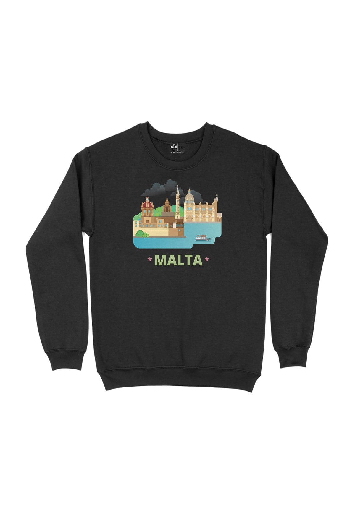 Malta Siyah Sweatshirt