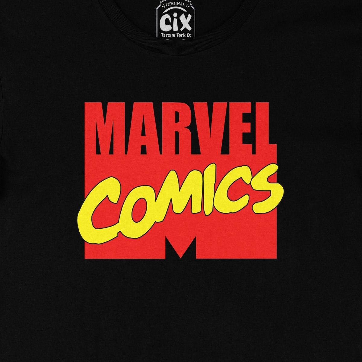 Marvel Comics Siyah Tişört
