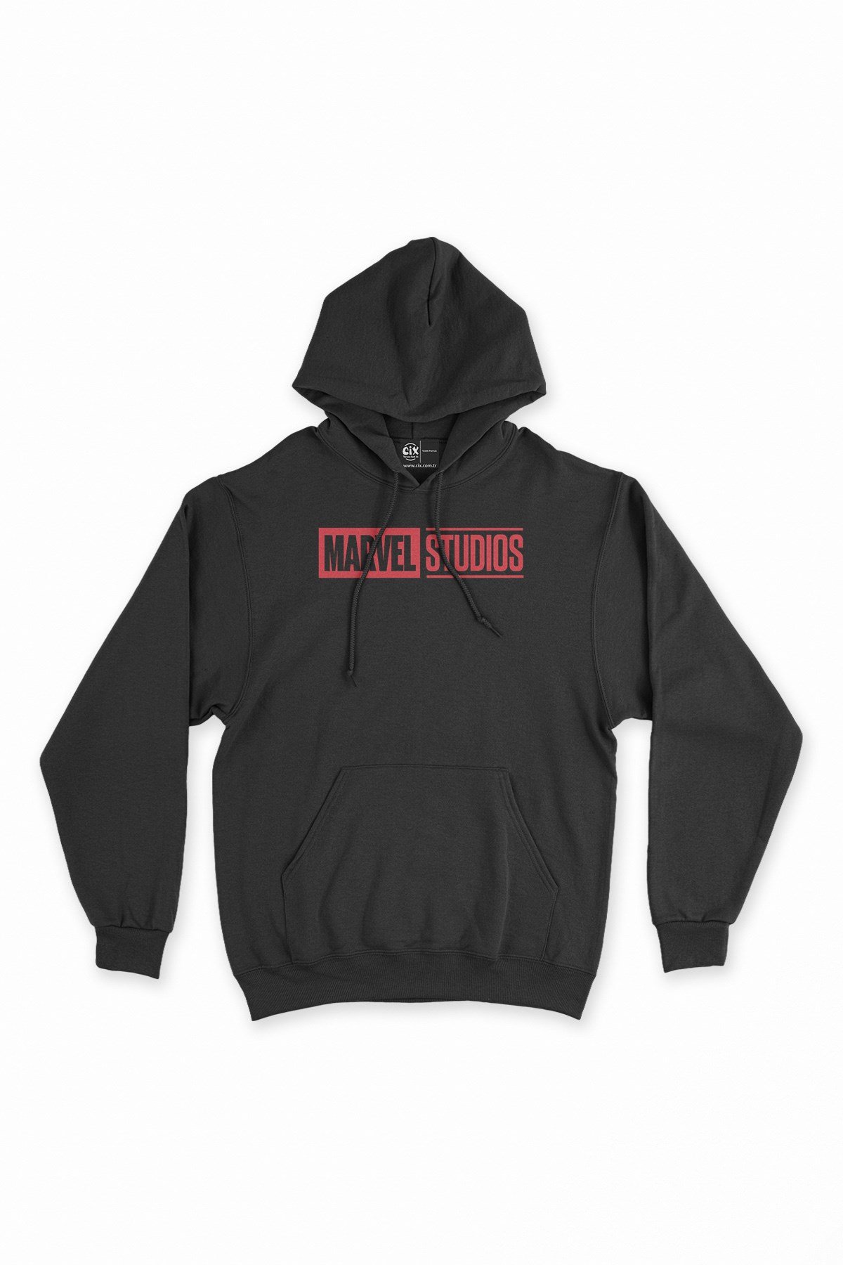 Marvel Studious Siyah Kapşonlu Sweatshirt Hoodie