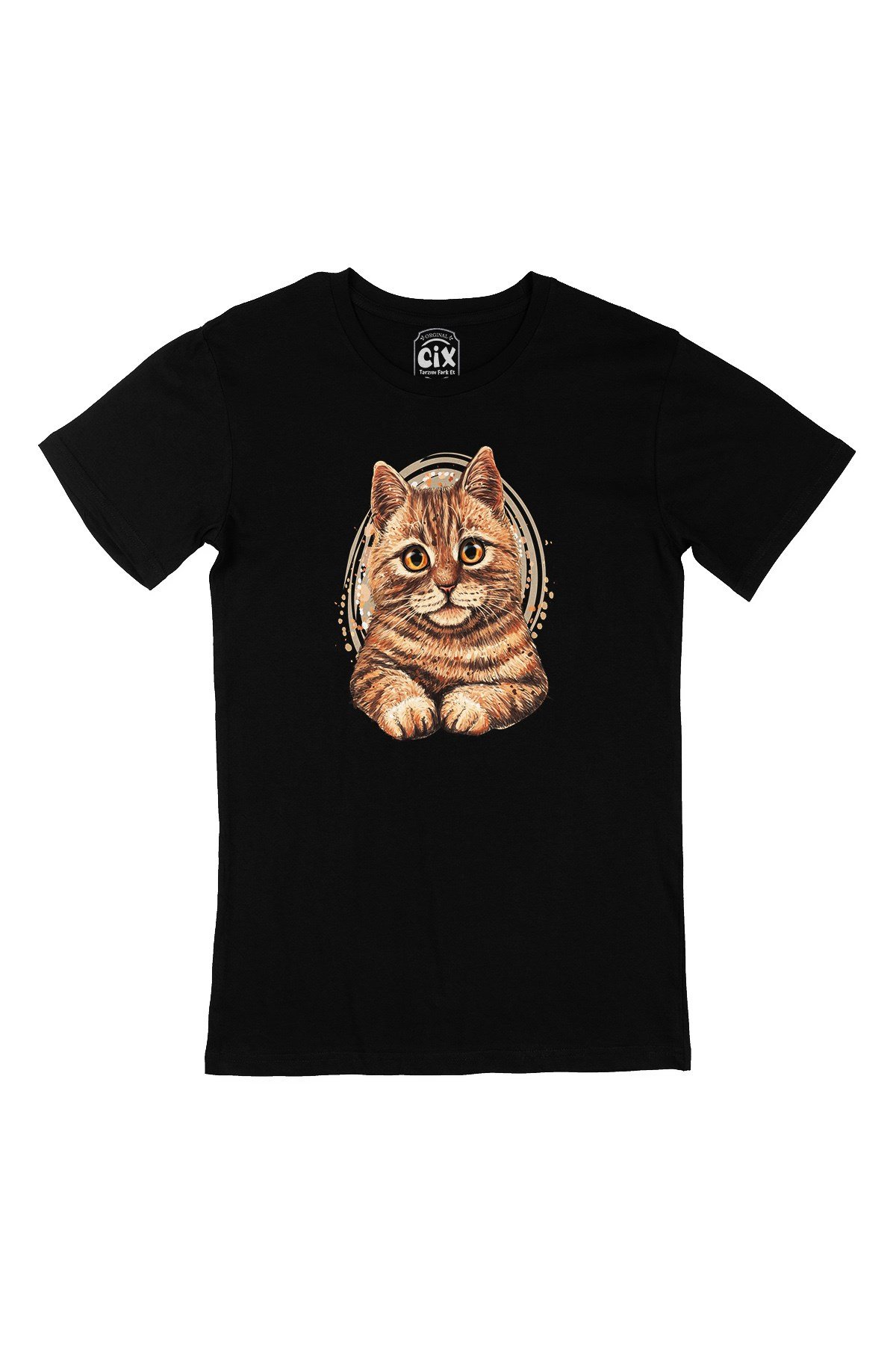 Masum Kedi Siyah Tişört