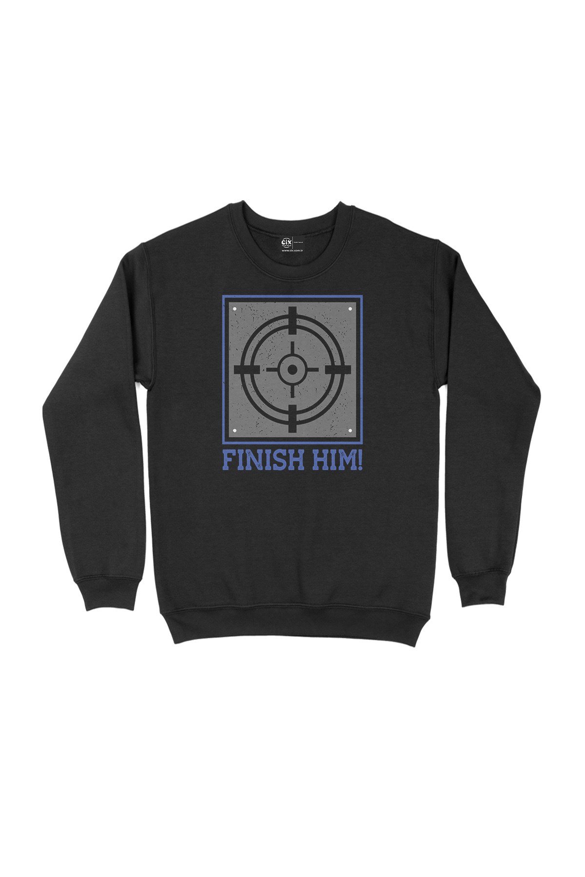 Mavi Finish Him Siyah Sweatshirt