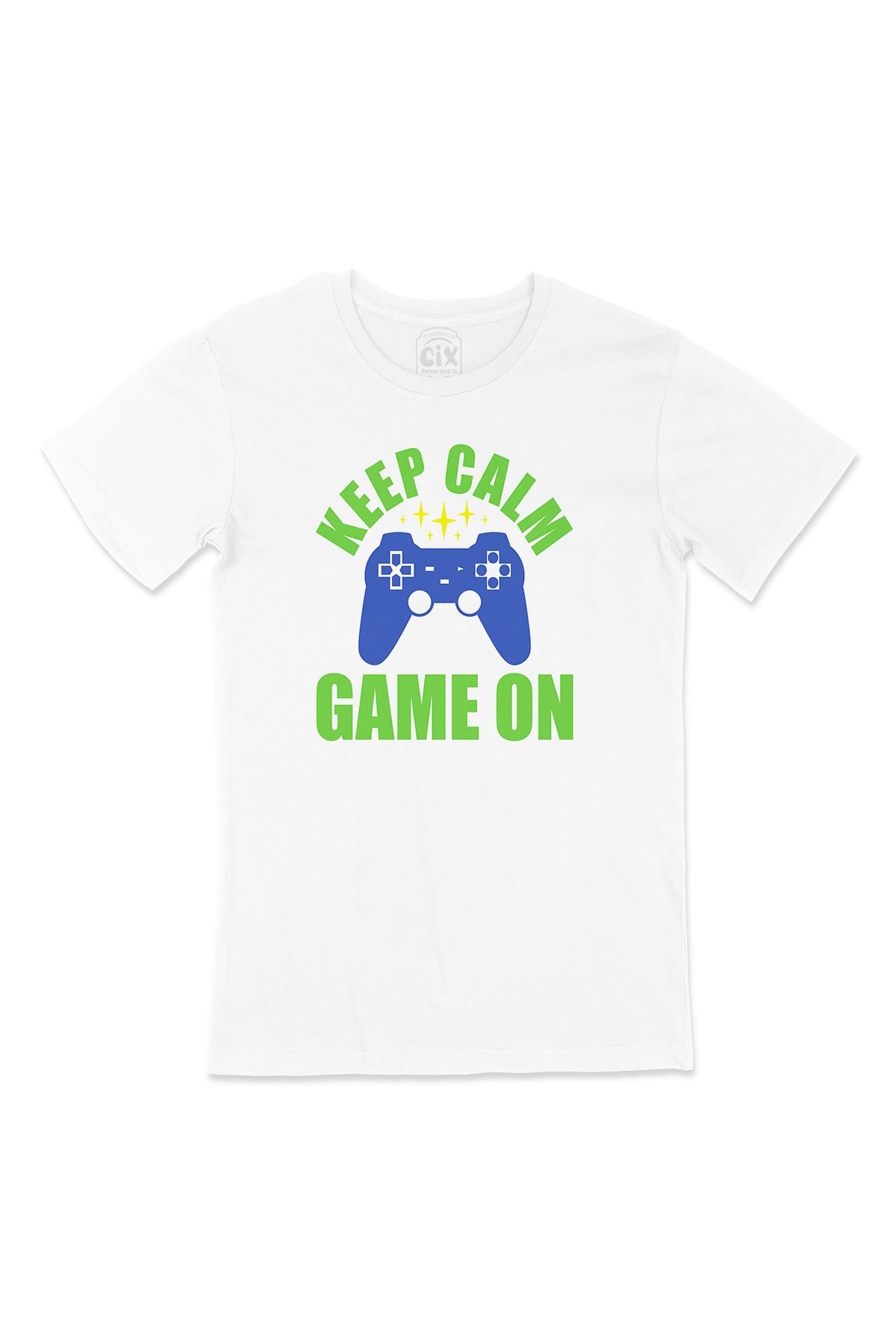 Mavi Keep Calm Game On Tişört