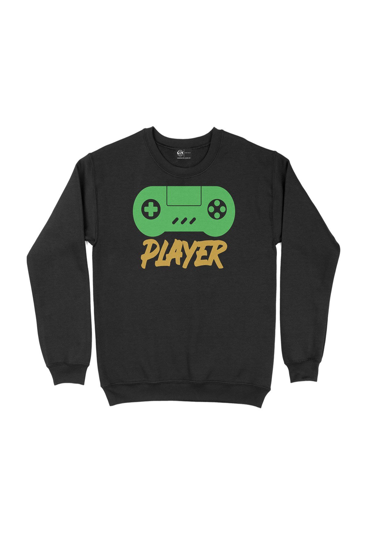 Mavi Player Siyah Sweatshirt