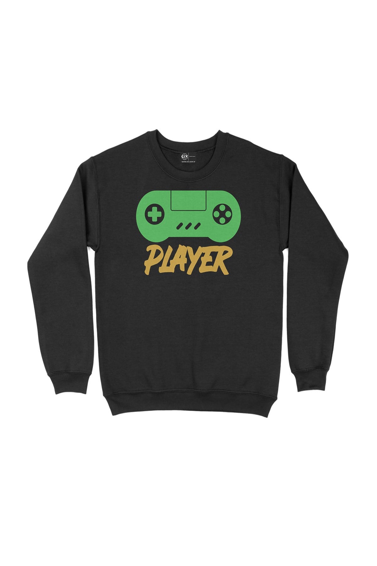 Mavi Player Siyah Sweatshirt