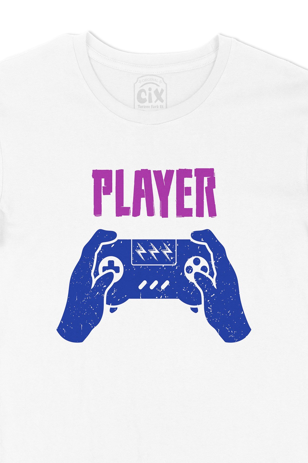 Mavi Player Tişört
