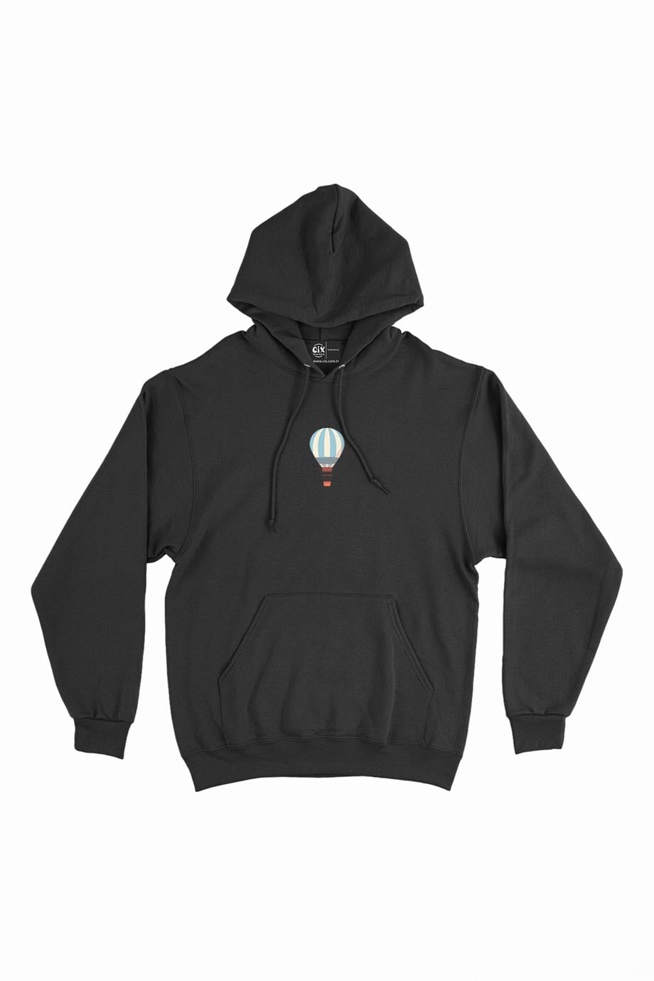 Mavi Uçan Balon Minimal Kapşonlu Sweatshirt Hoodie Mavi Uçan Balon Minimal Kapşonlu Sweatshirt Hoodie - Ücretsiz Kargo