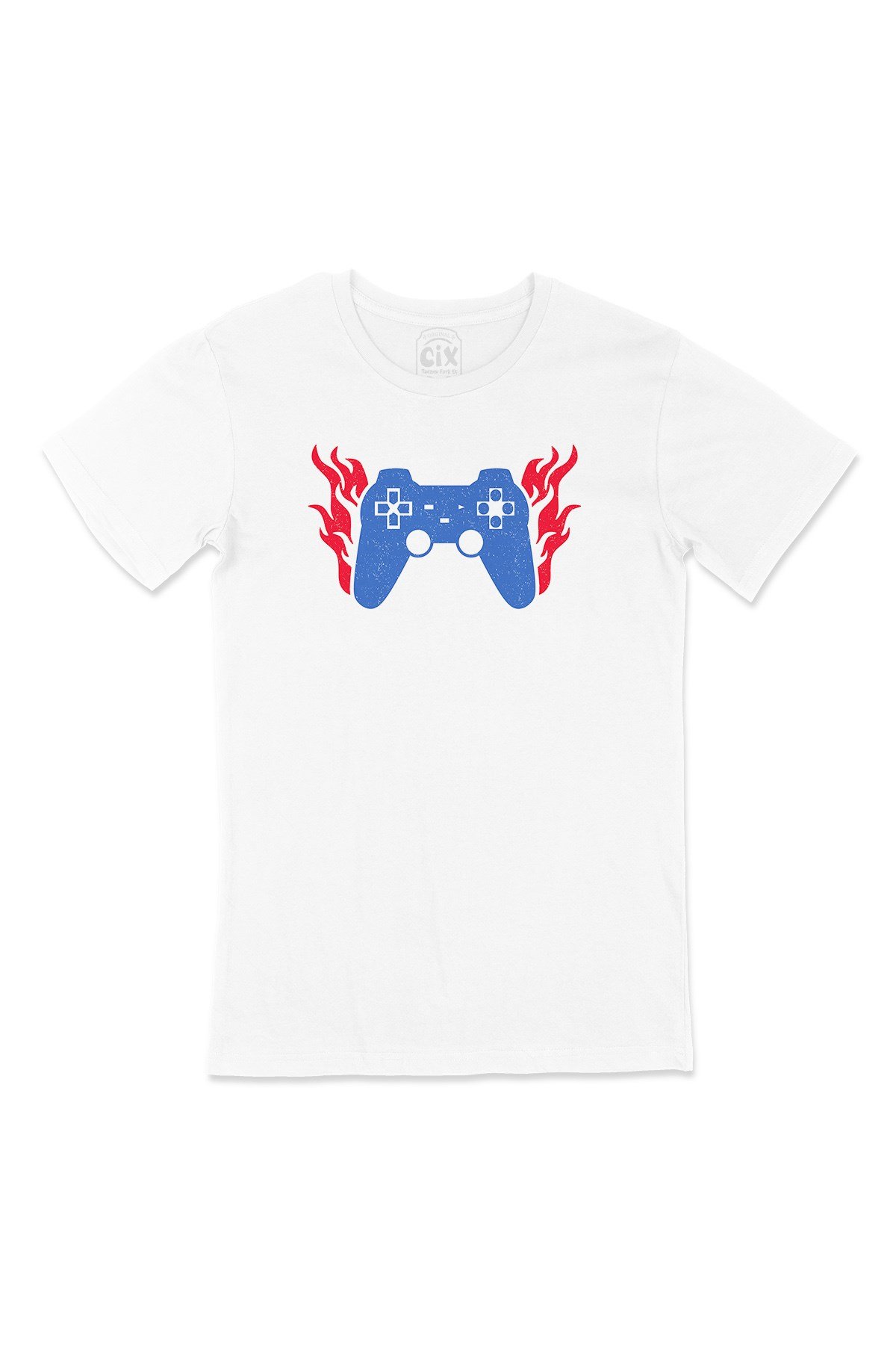 Mavili Joystick Tişört