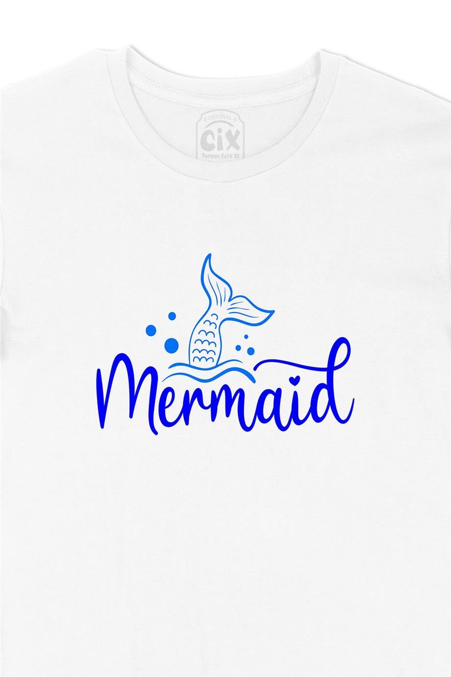 Mermaid Beyaz Tişört