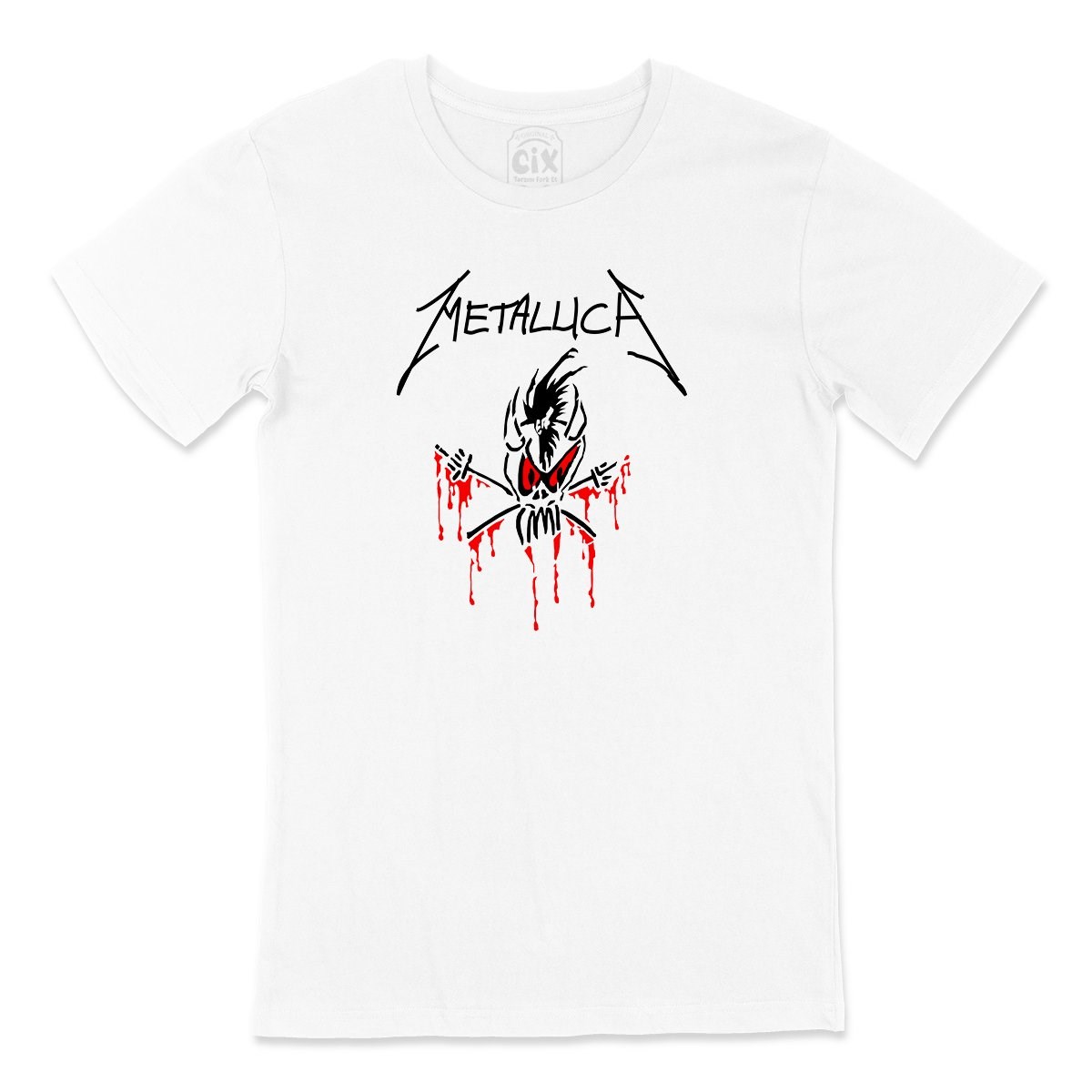 Metallica Kırmızı Logolu Tişört