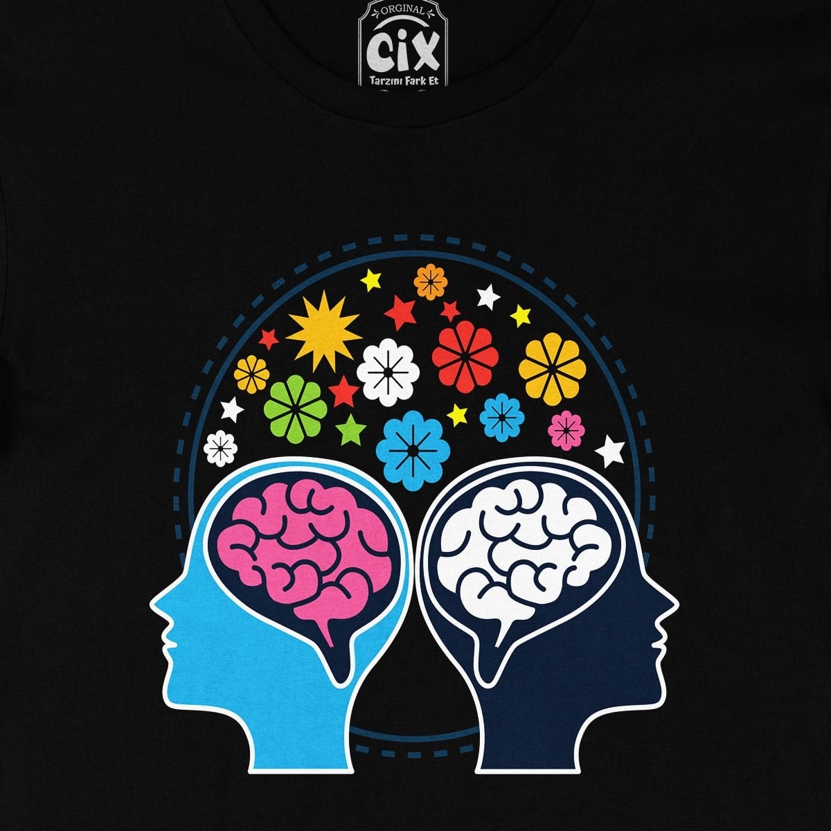 Mindful Düşünce Siyah Tişört