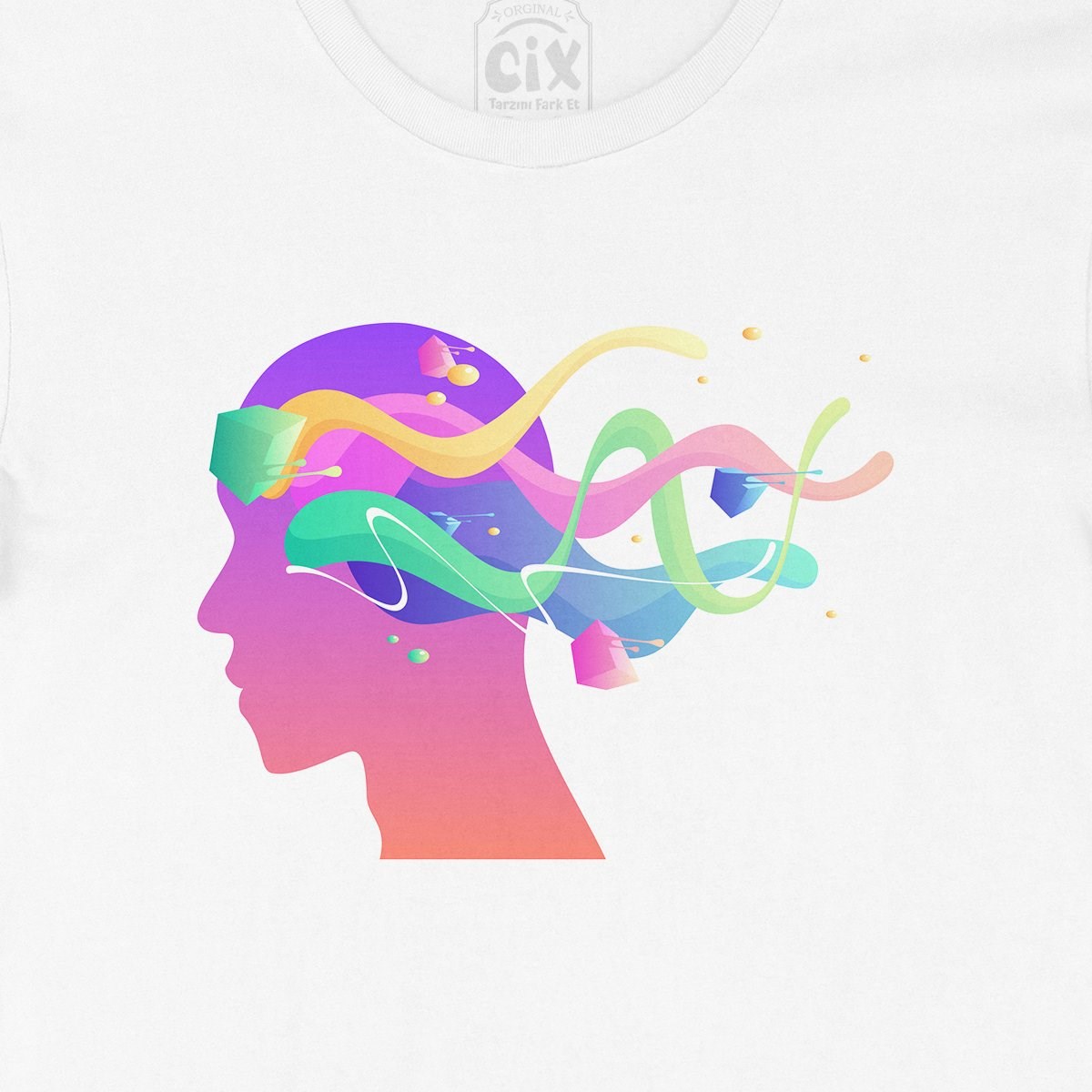 Mindfulness Renkli Düşünceler Tişört