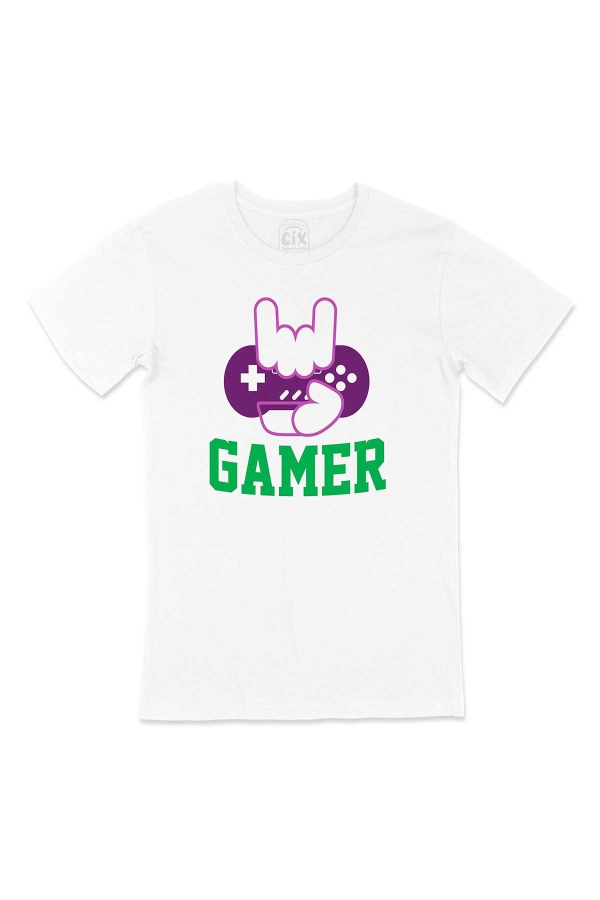 Mor Gamer Hand Tişört