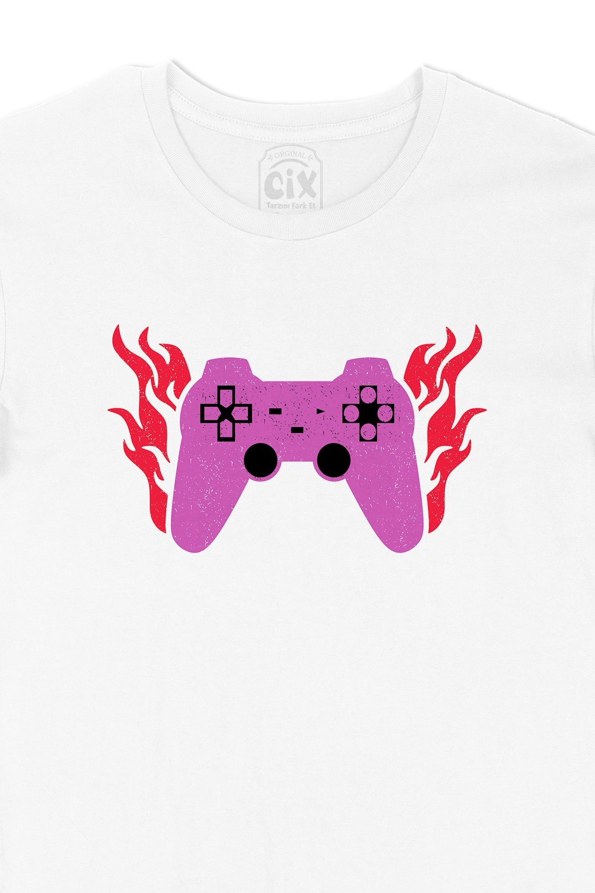 Mor Joystick Tişört