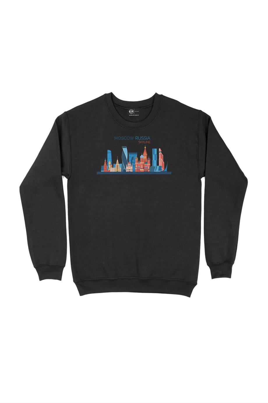 Moskova Rusya renkli Sweatshirt Moskova Rusya renkli Sweatshirt - Ücretsiz Kargo