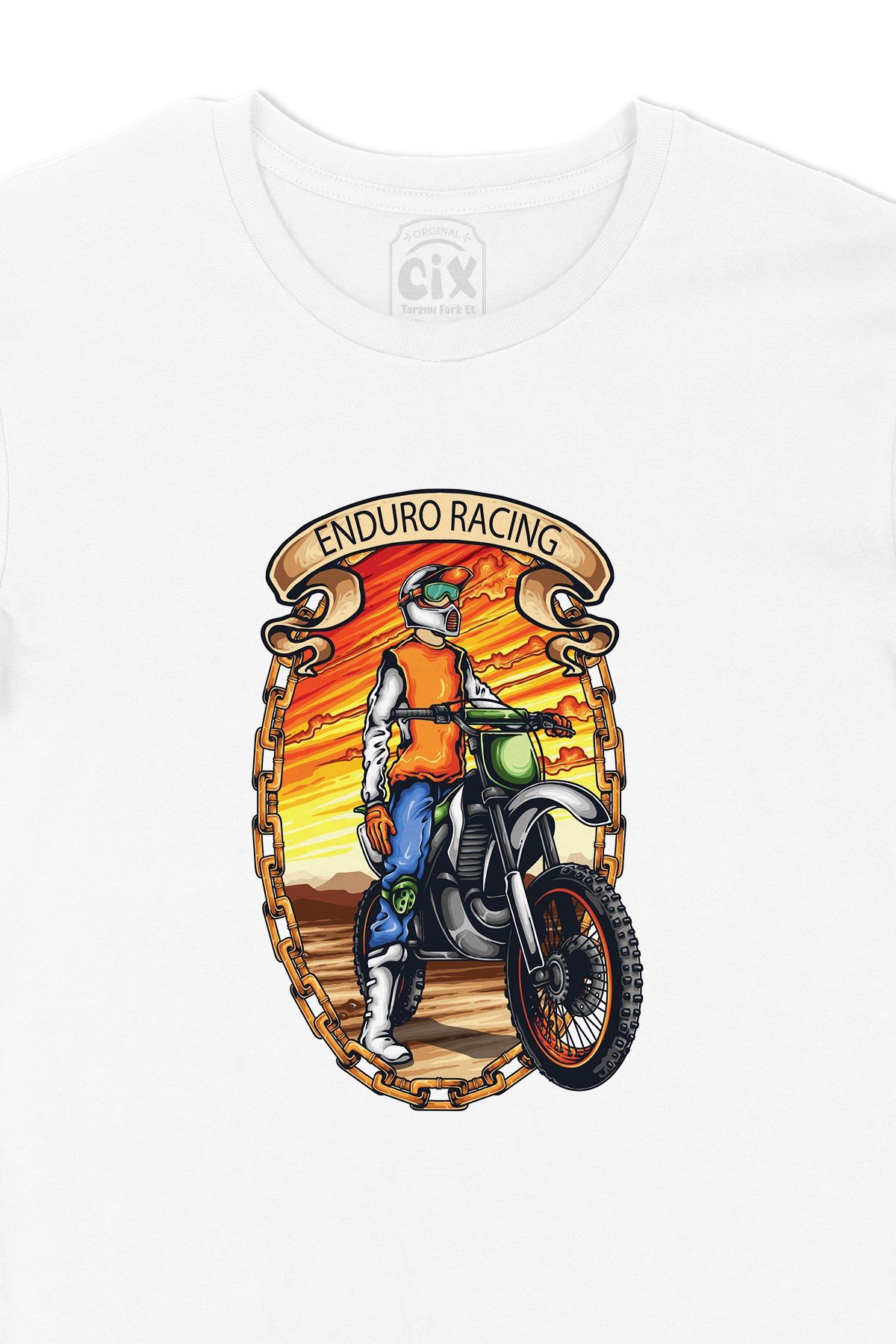 Motor Enduro Racing Tişört
