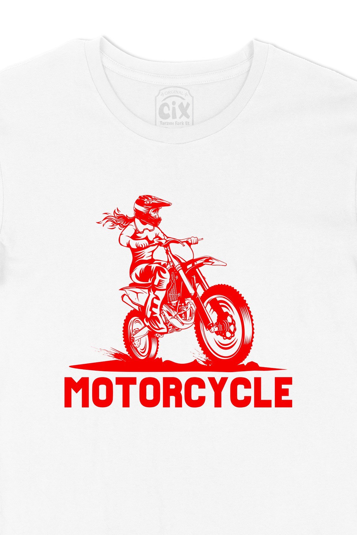 Motorcu Kız Tişört