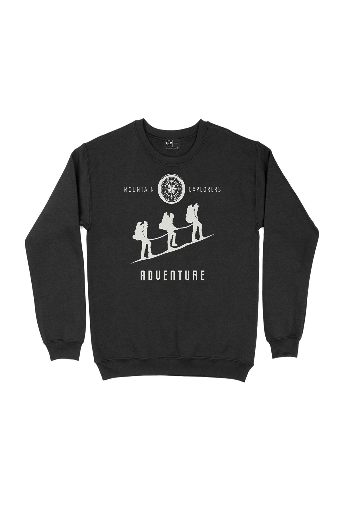 Mountain Explorers Siyah Sweatshirt