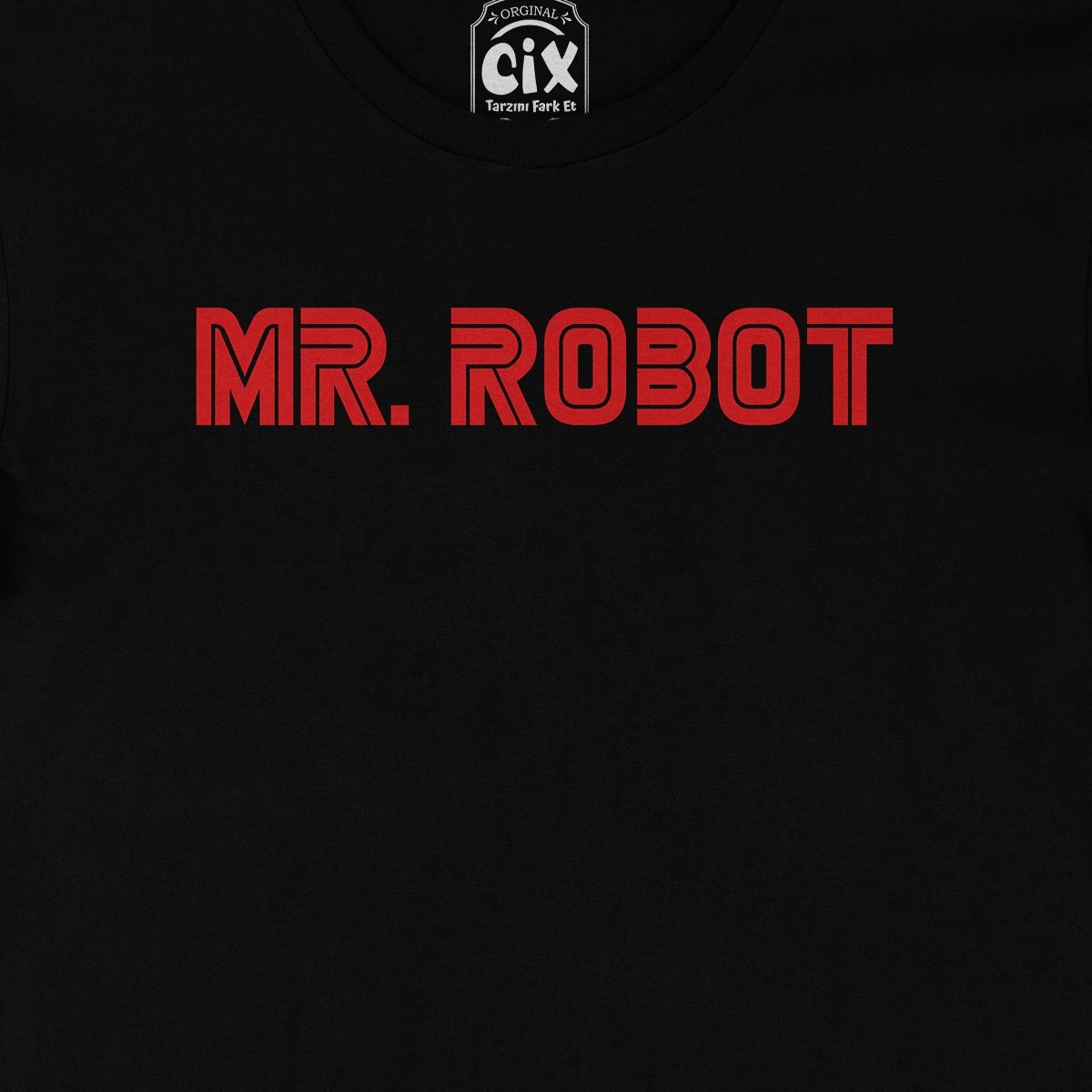 Mr. Robot Siyah Tişört