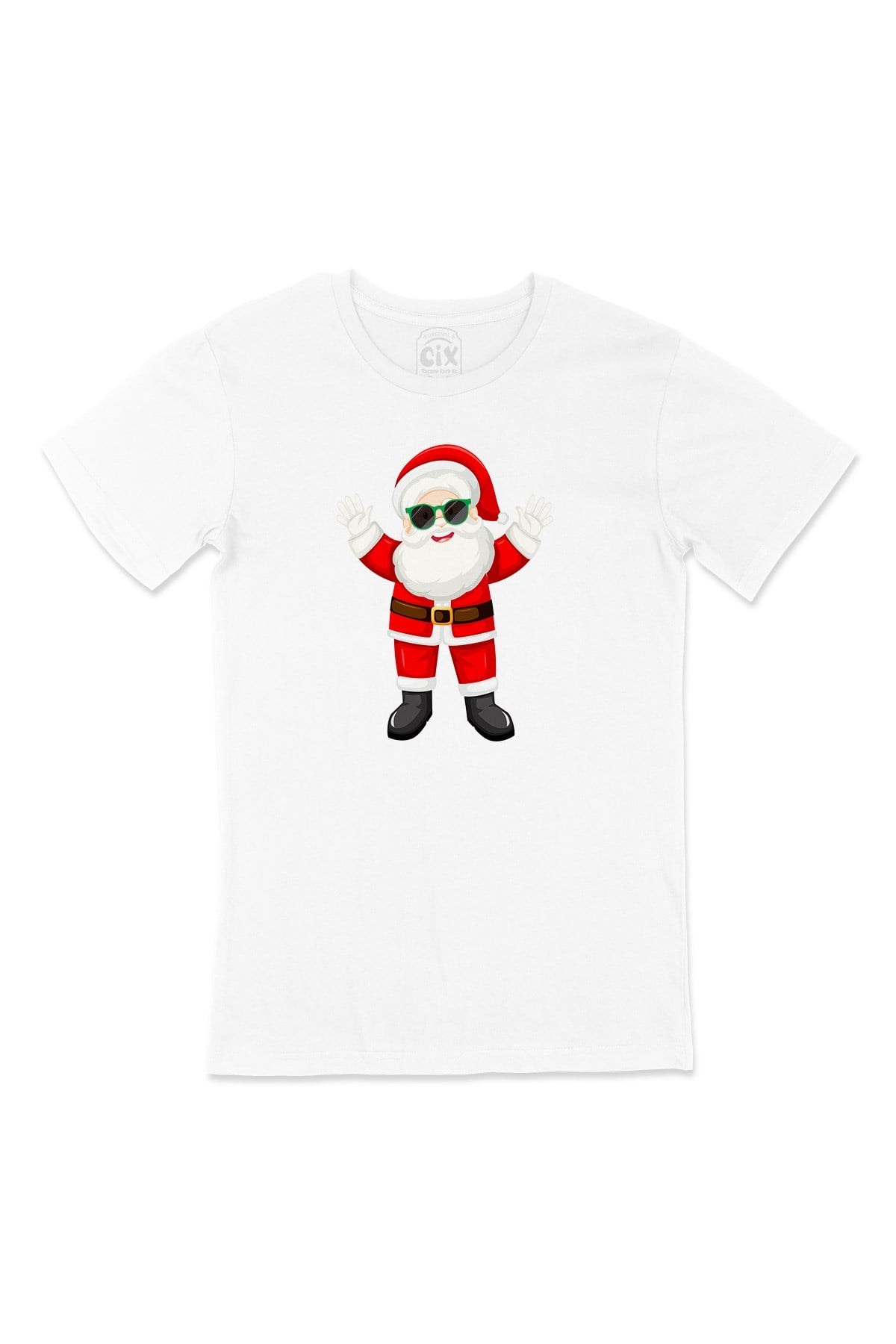 Mutlu Santa Claus Yılbaşı Tişört
