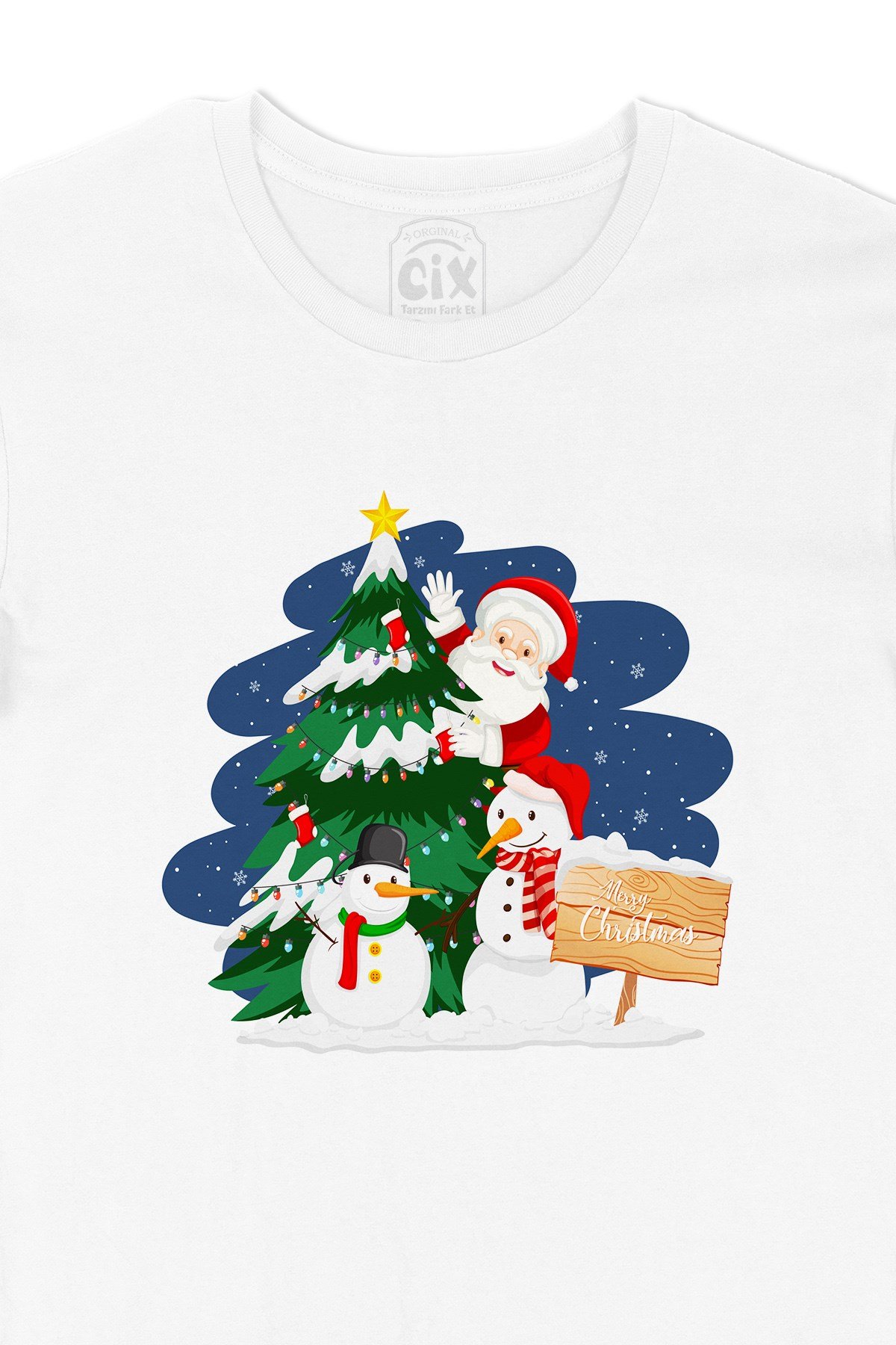 Mutlu Yıllar Santa Claus Tişört