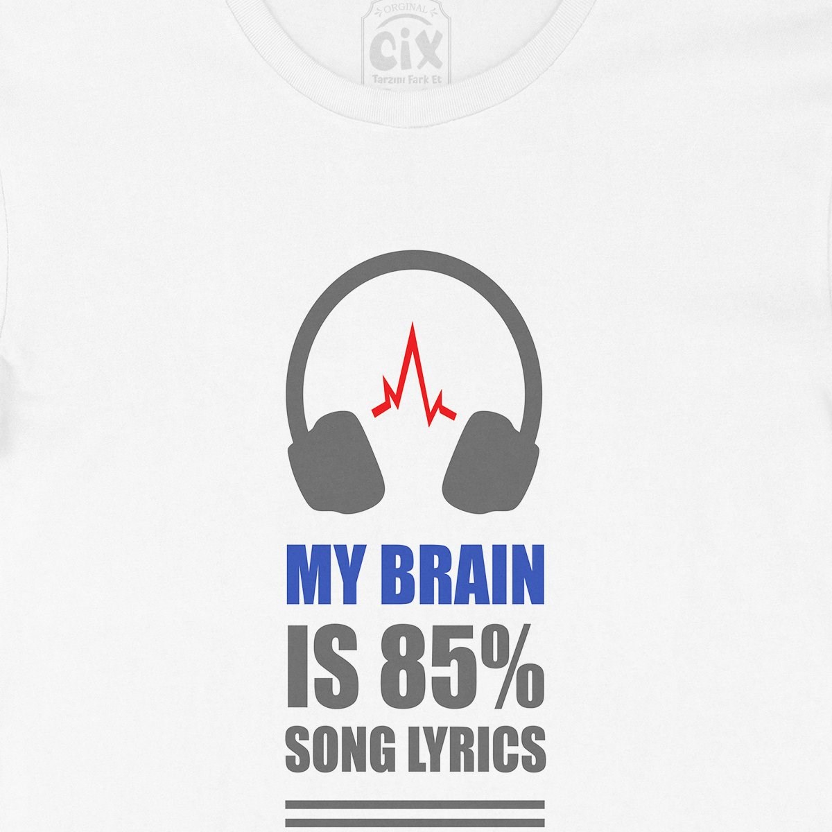 My Brain Is 80 Song Lyrics Tişört