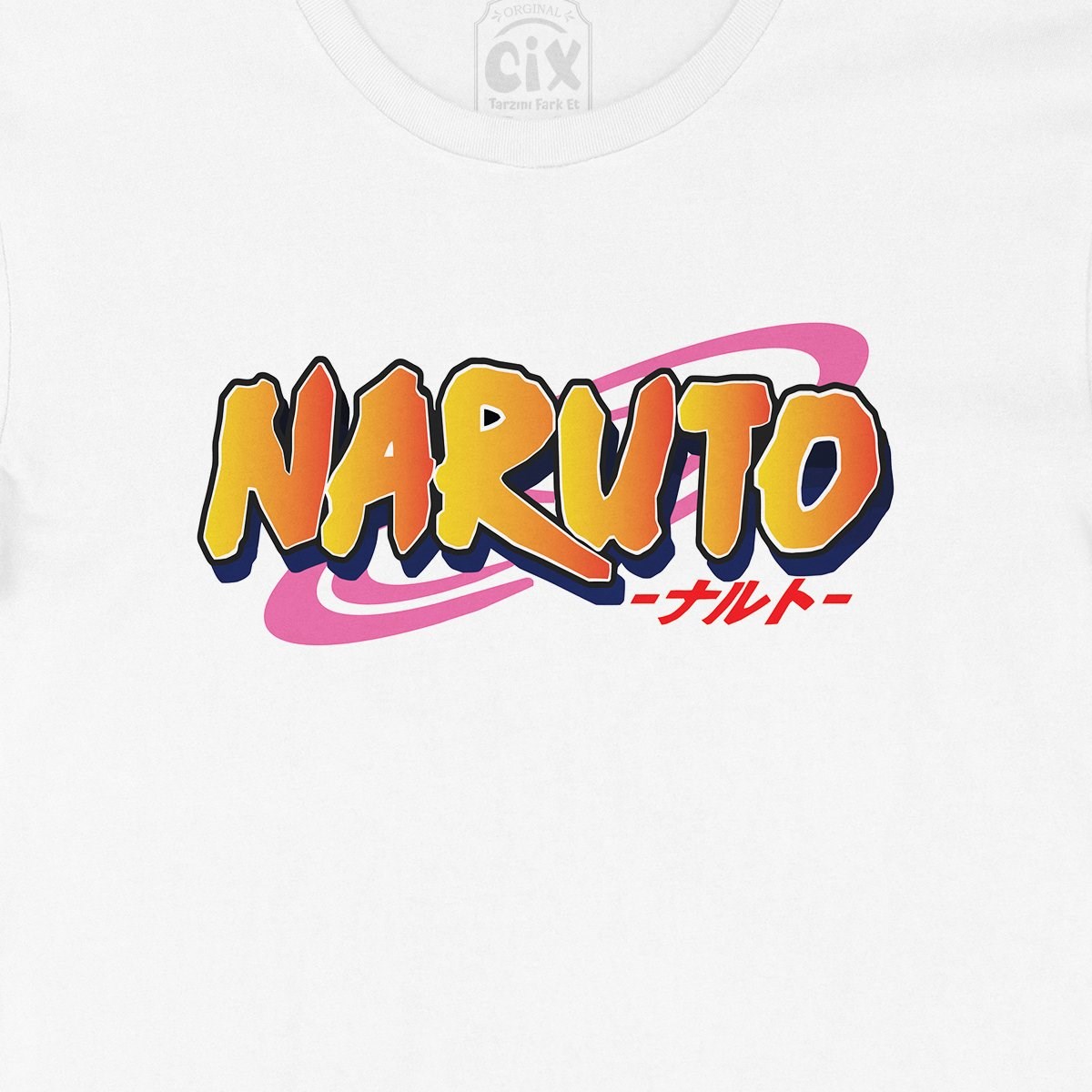 Naruto Logolu Tişört