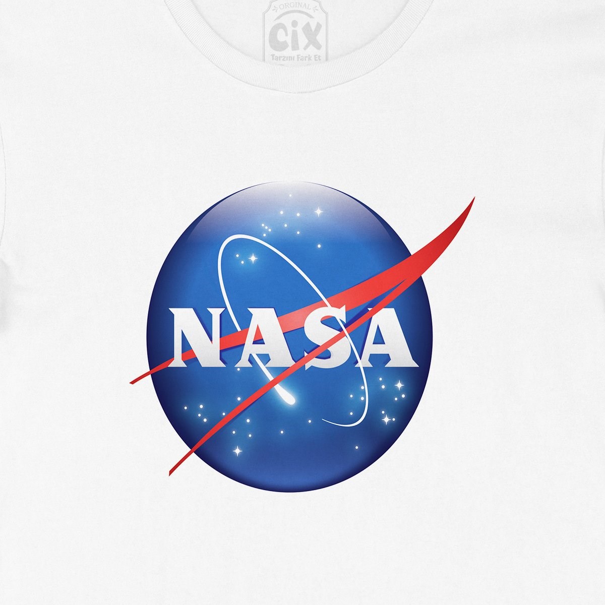 Nasa Logolu Tişört