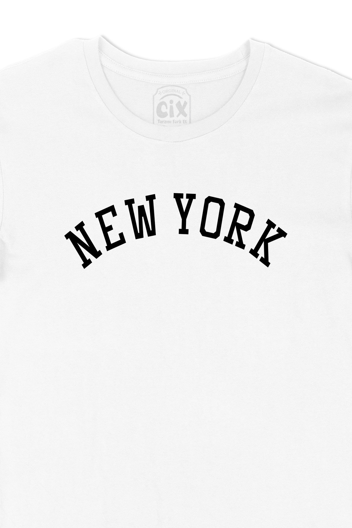 New York Yazılı Tişört