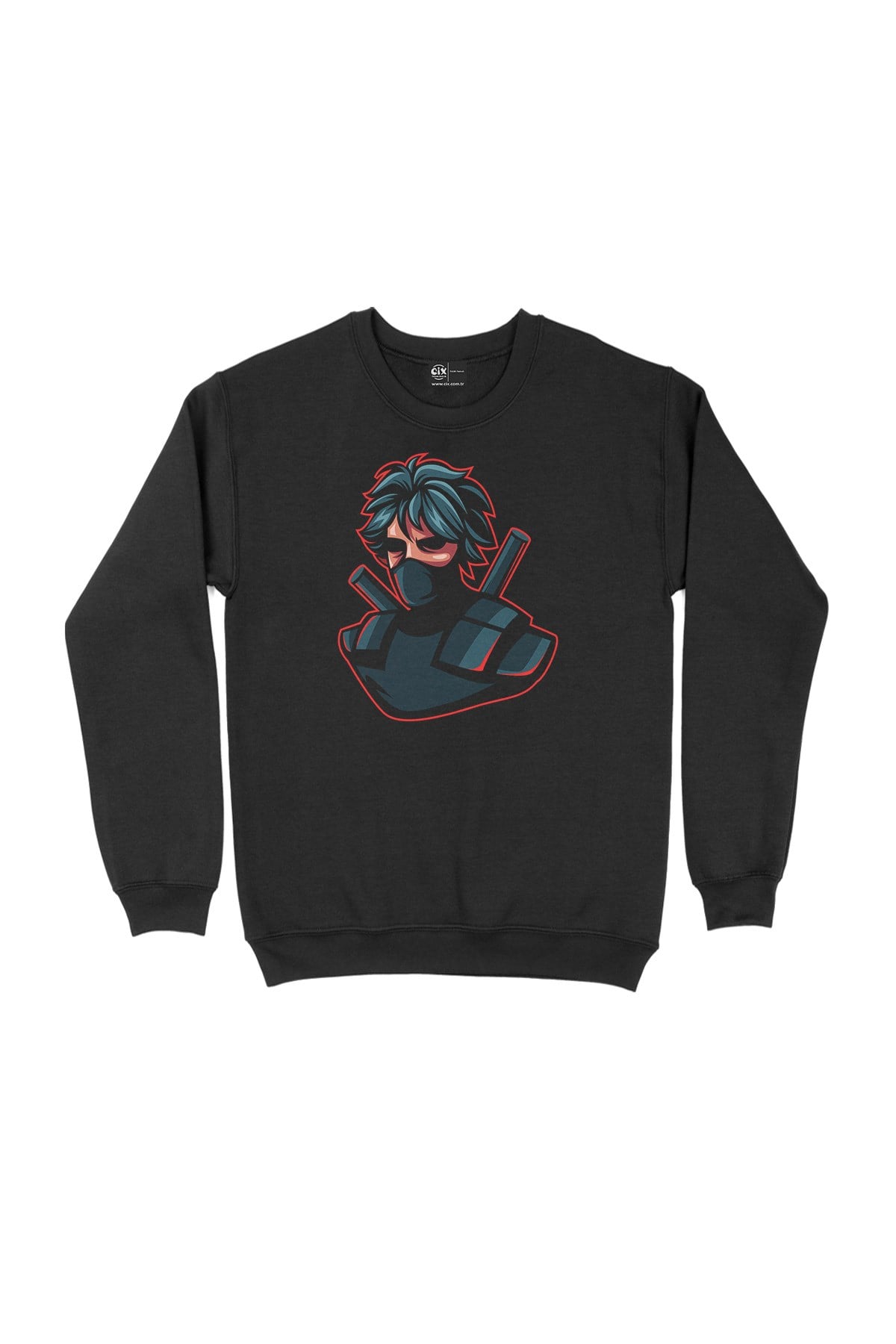 Ninja Assassin Siyah Sweatshirt