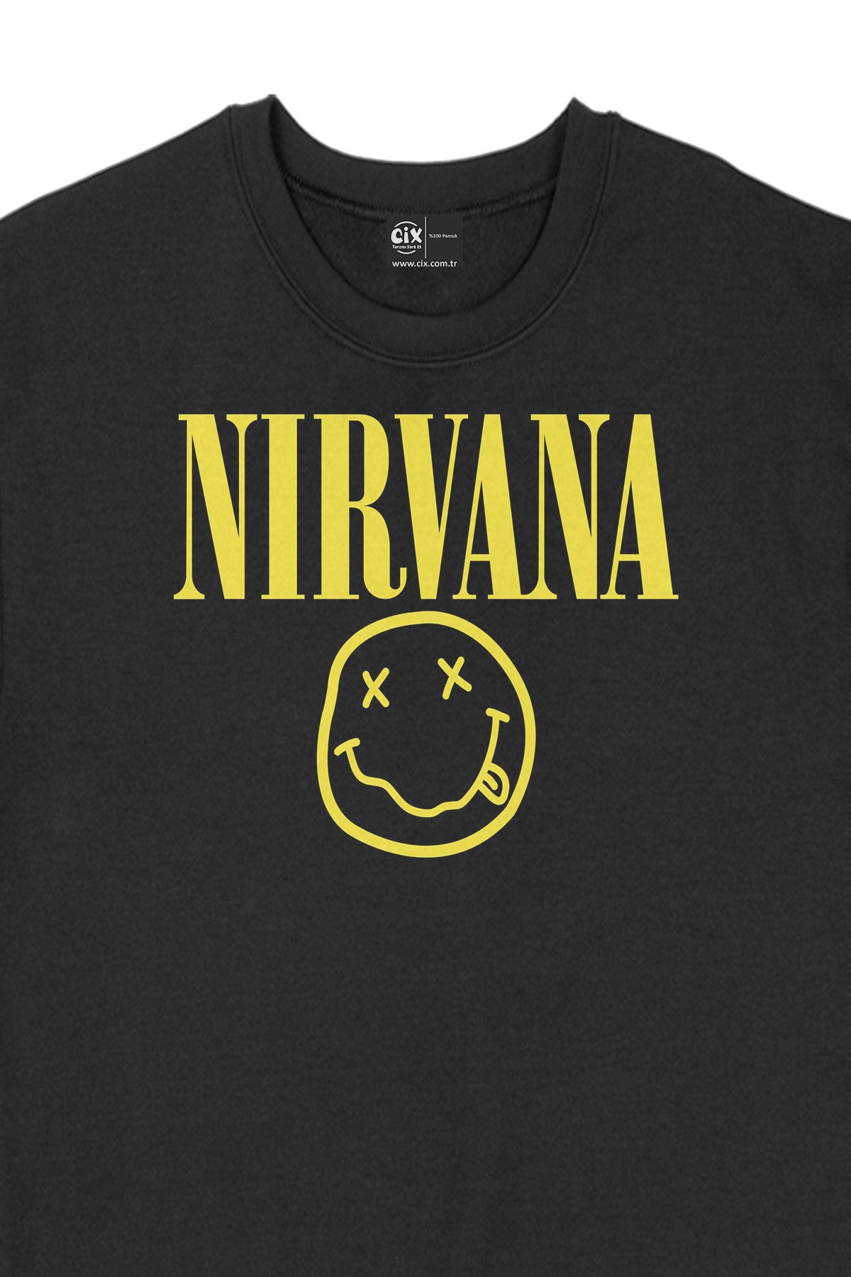 Nirvana Siyah Sweatshirt