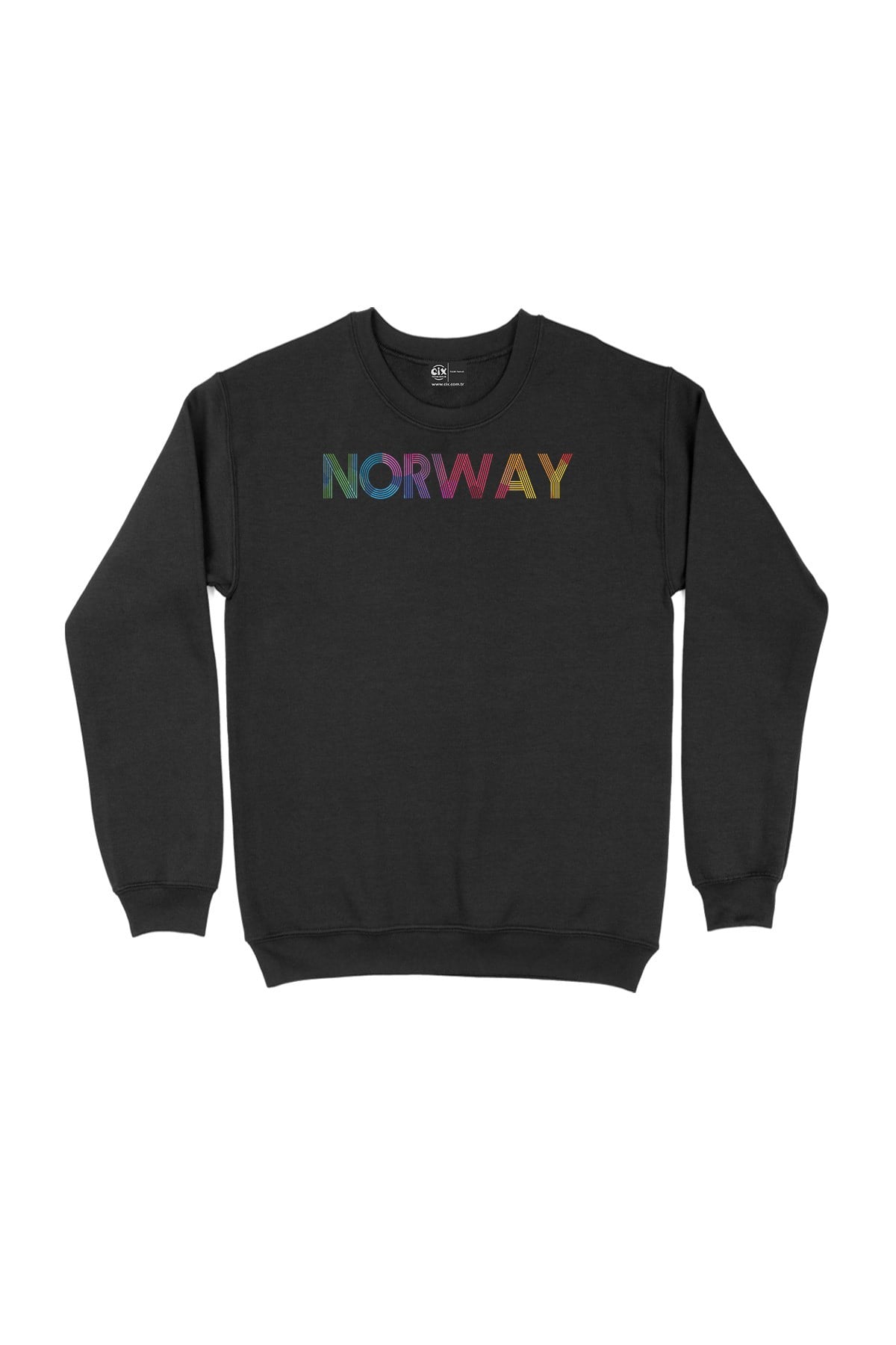 Norveç Siyah Sweatshirt