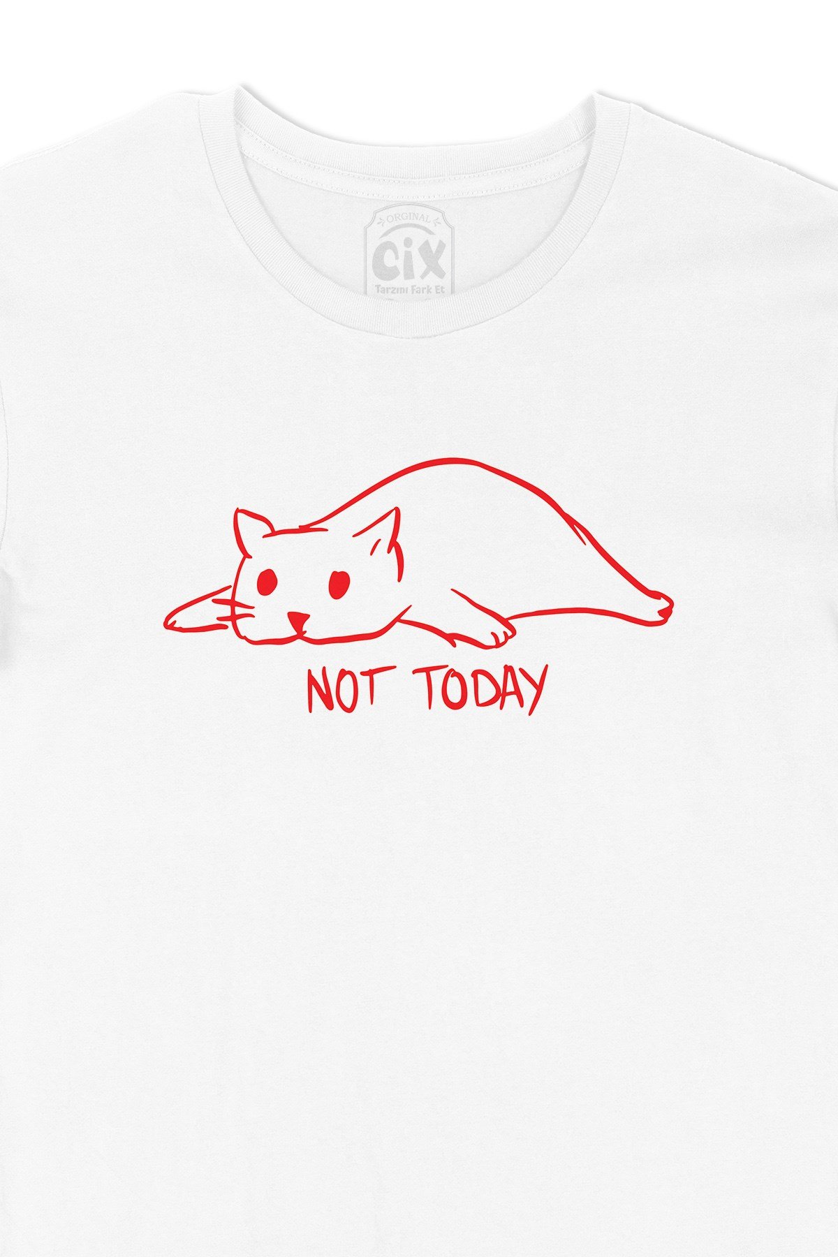 Not Today Kedicik Tişört