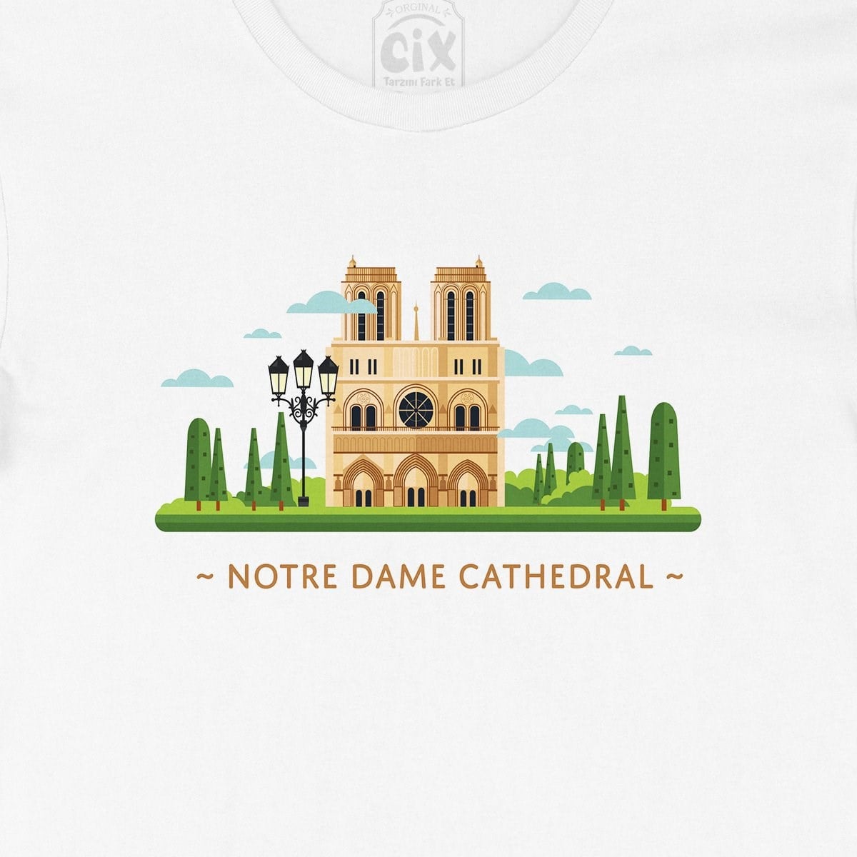 Notre Dame Katedrali Tişört