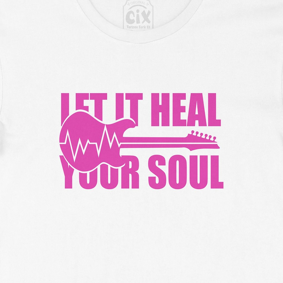 Pembe Let It Heal Your Soul Tişört