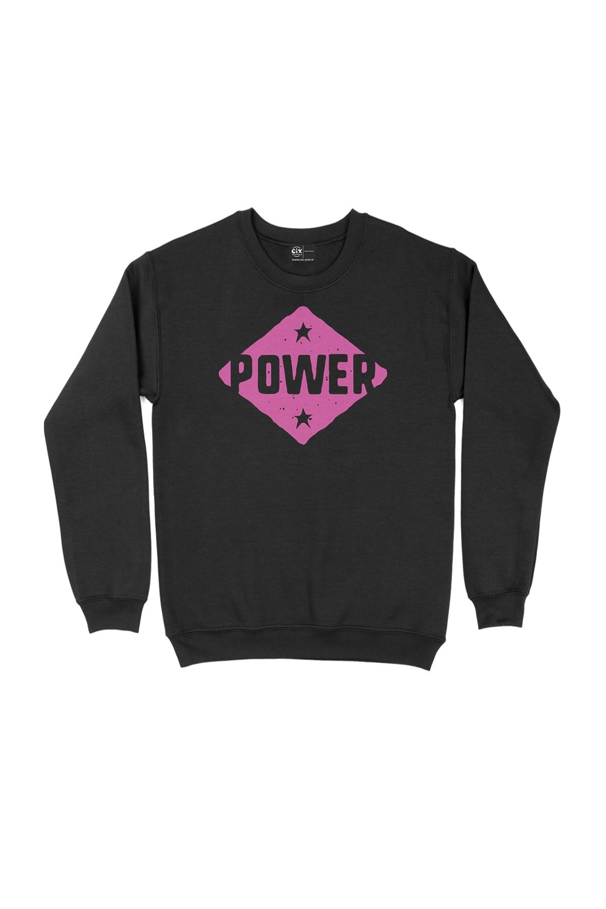 Pembe Power Siyah Sweatshirt