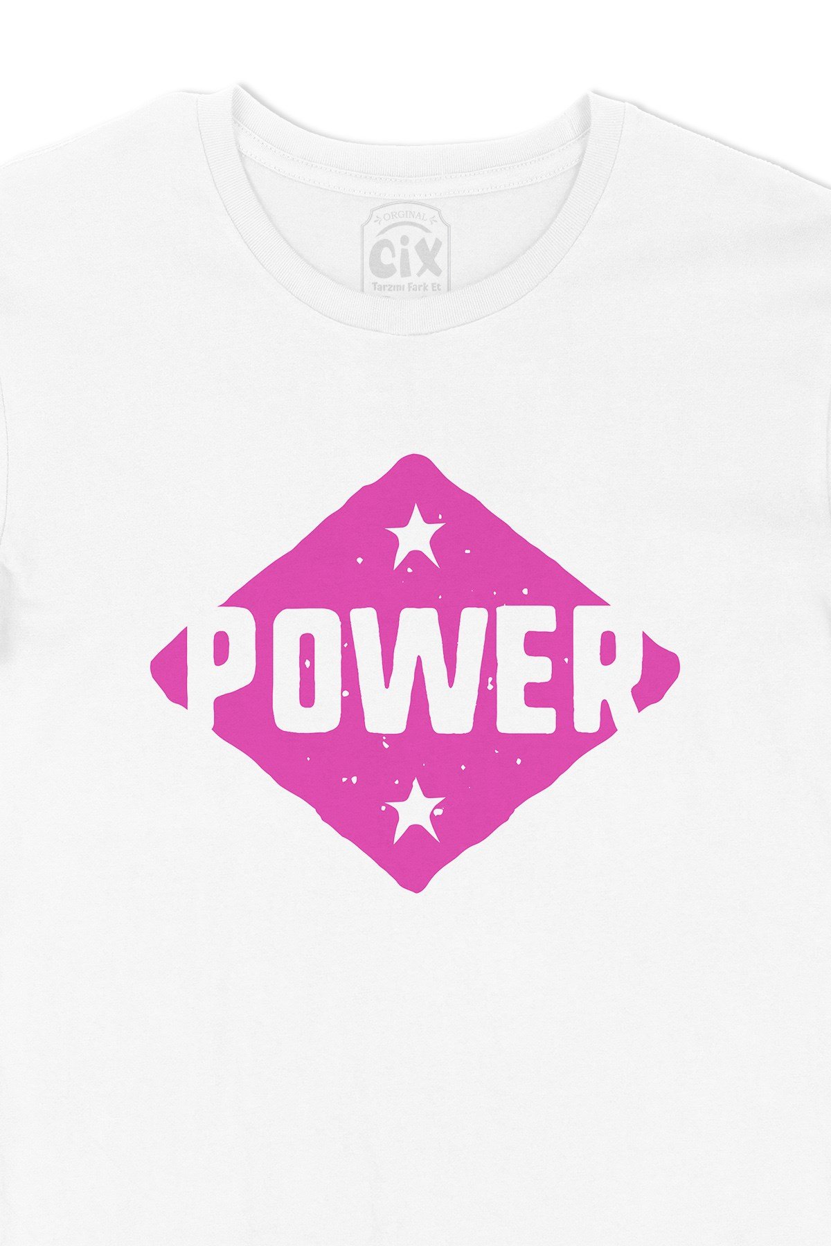 Pembe Power Tişört