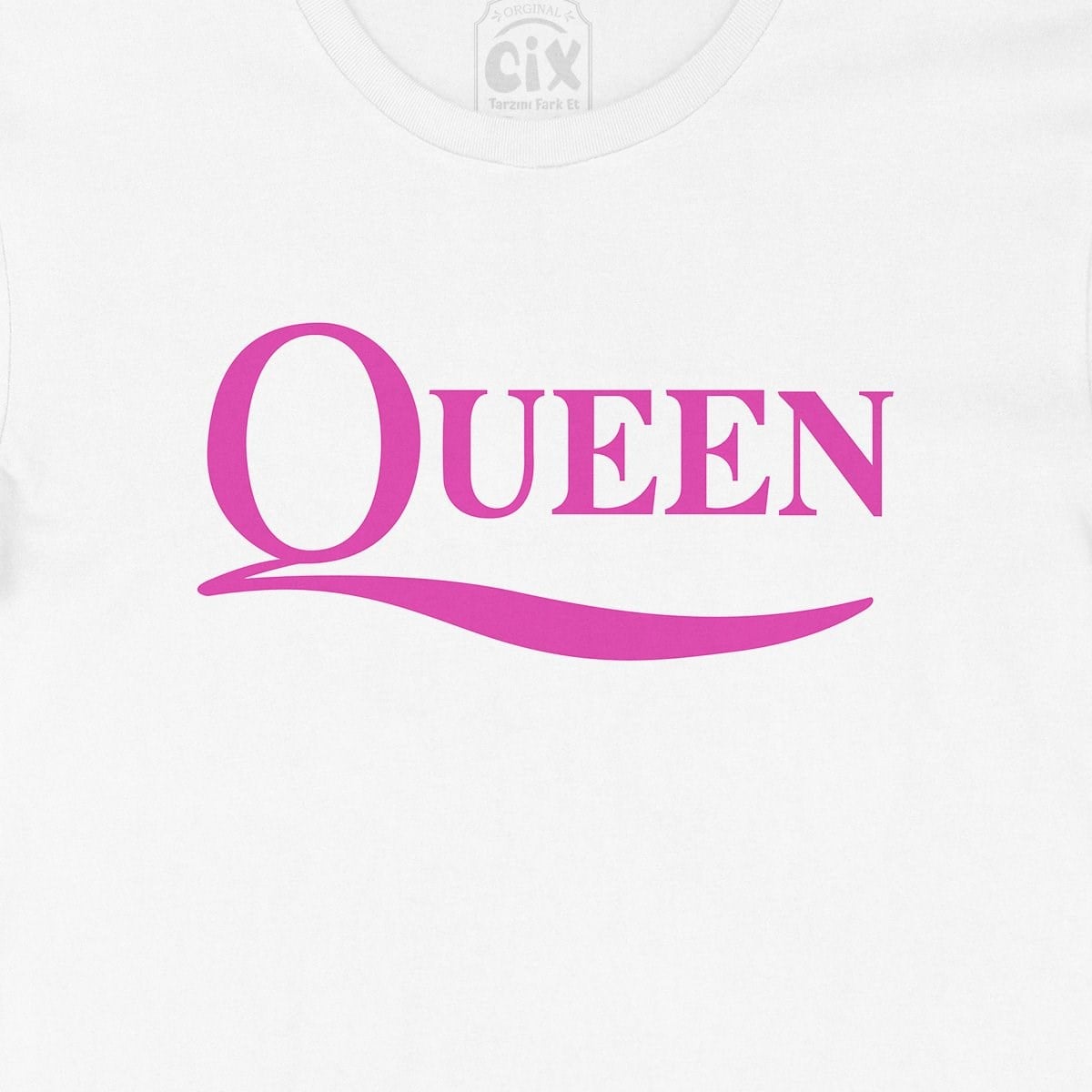 Pembe Queen Rock Tişört