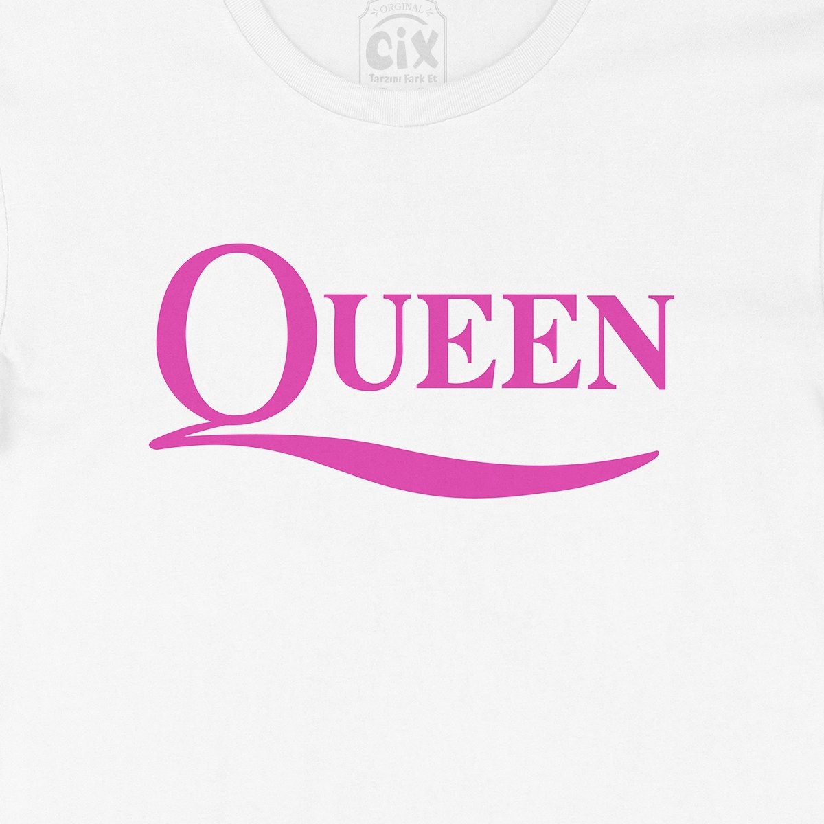 Pembe Queen Rock Tişört