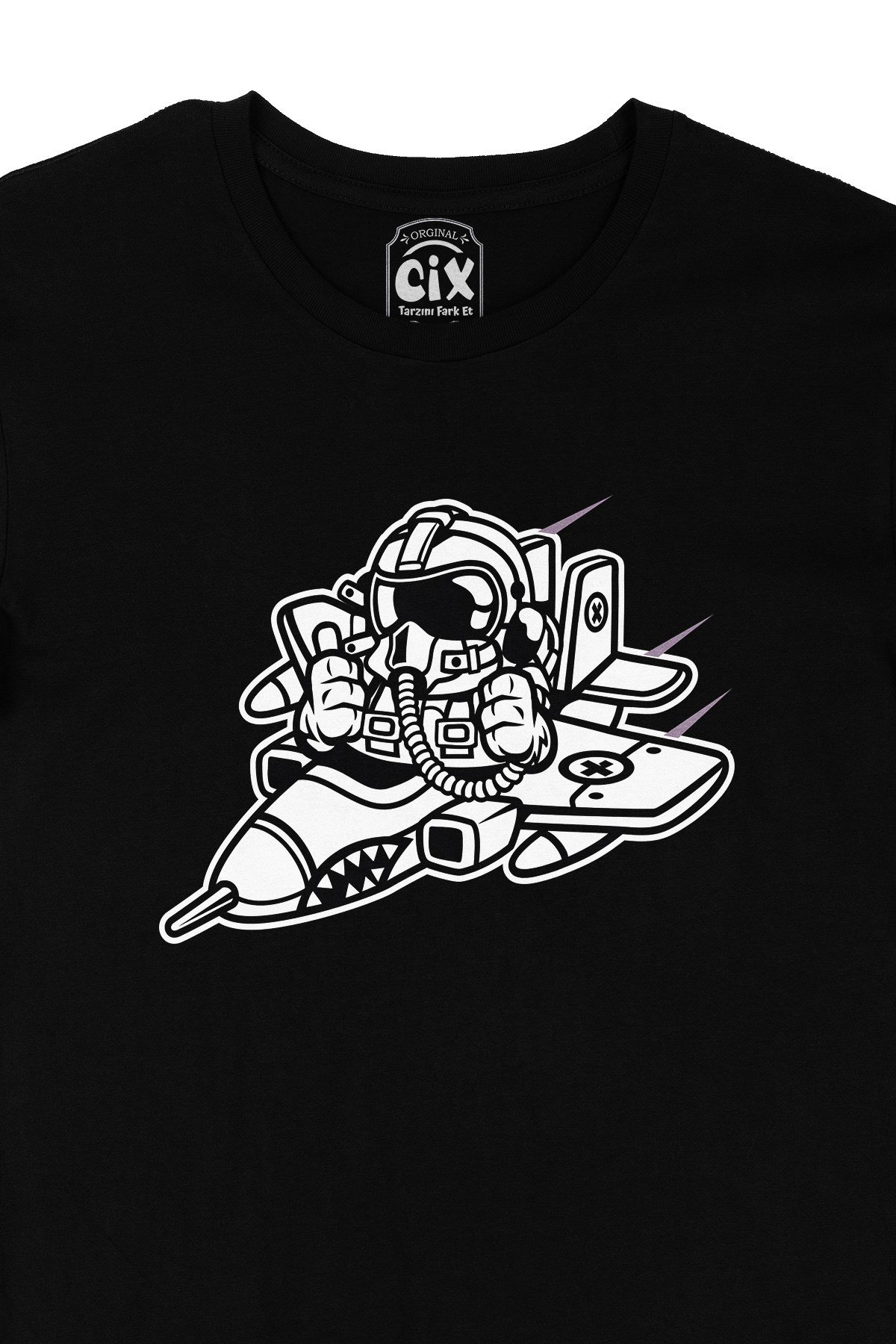 Pilot Siyah Tişört