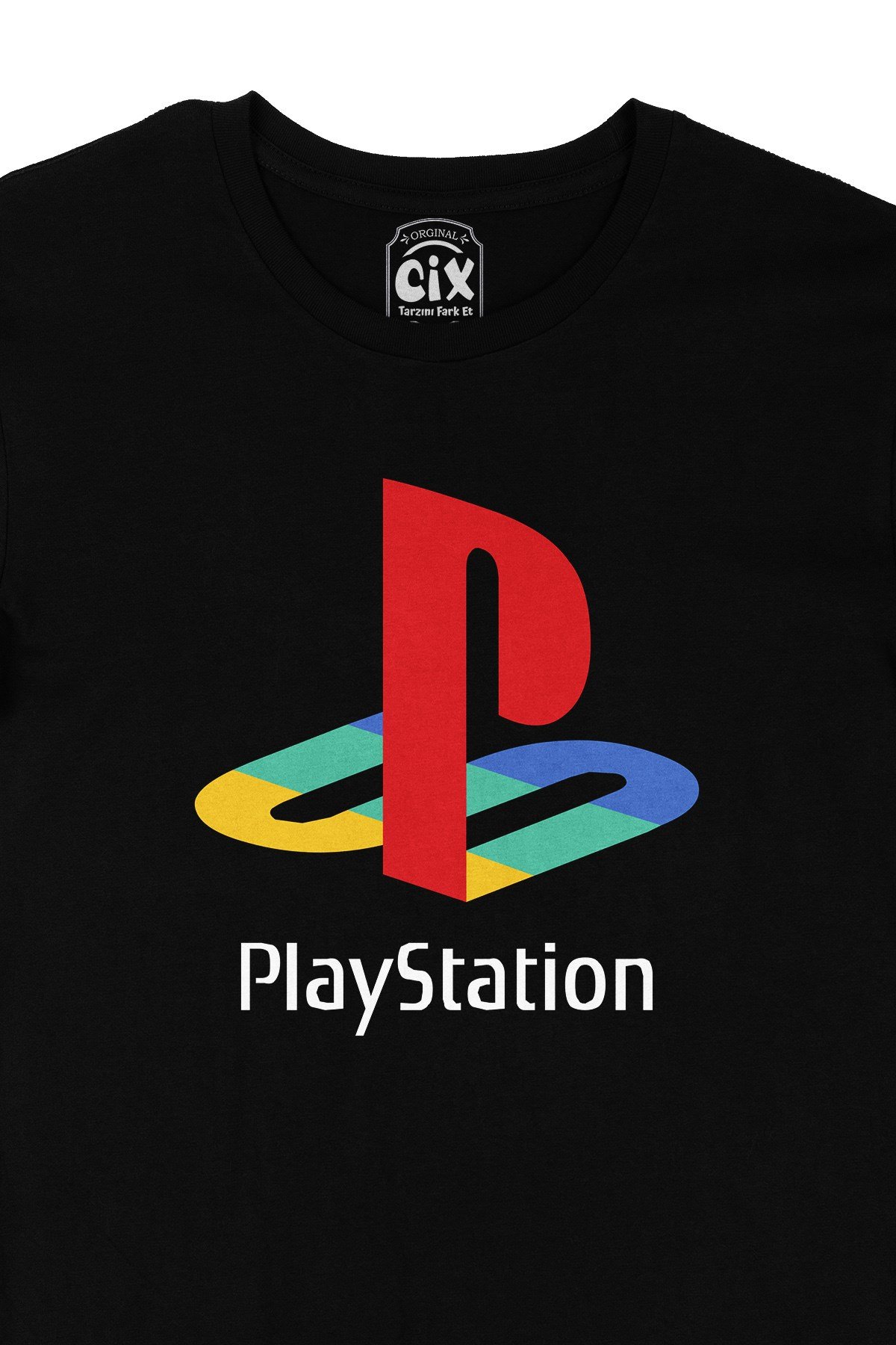 Play Station Siyah Tişört