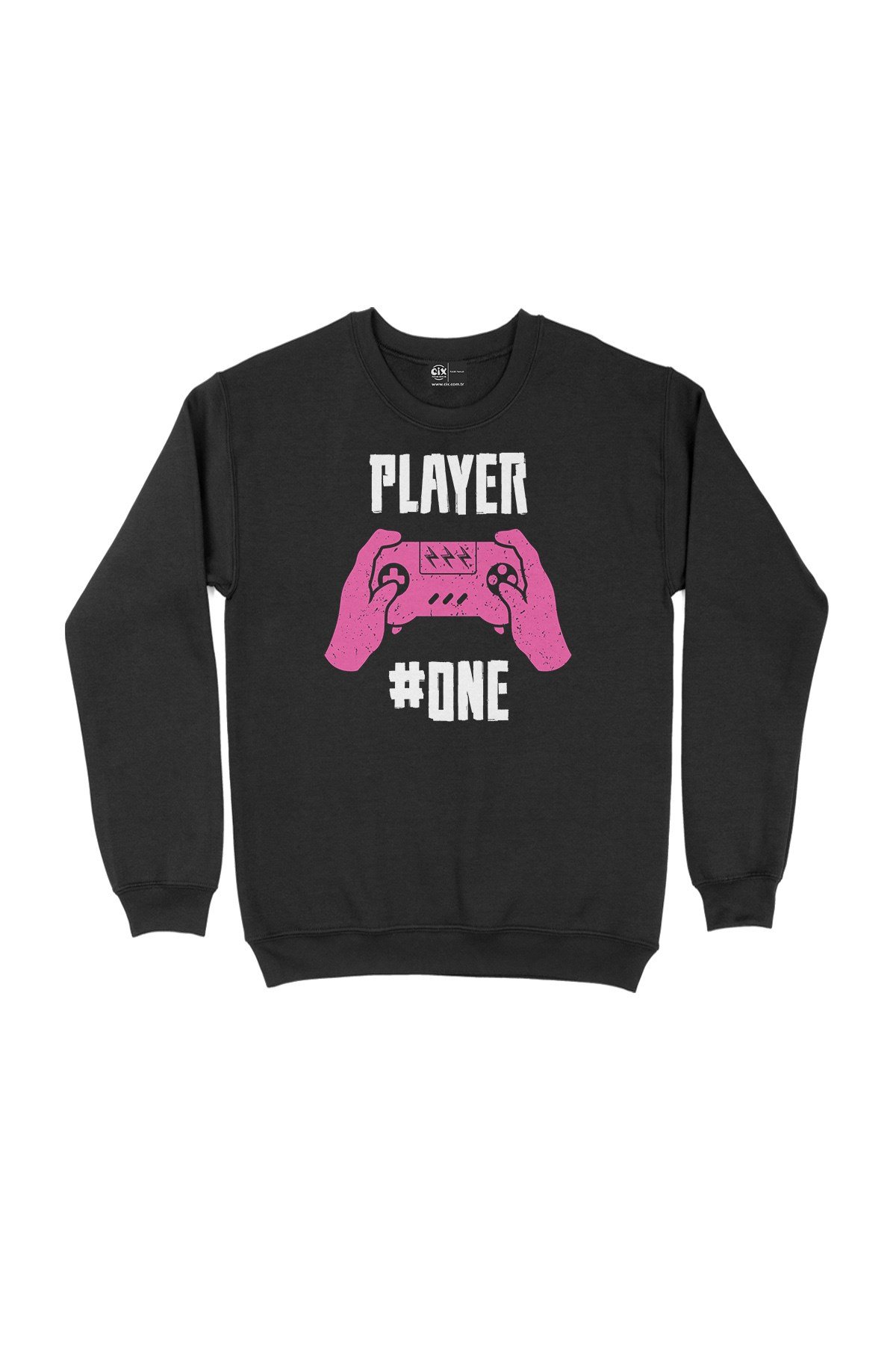 Player One  Siyah Sweatshirt