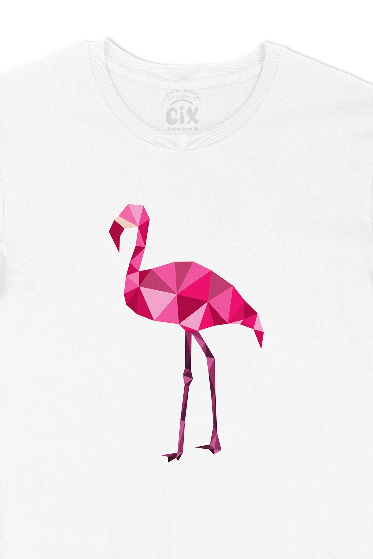 Polygon Flamingo Tişört
